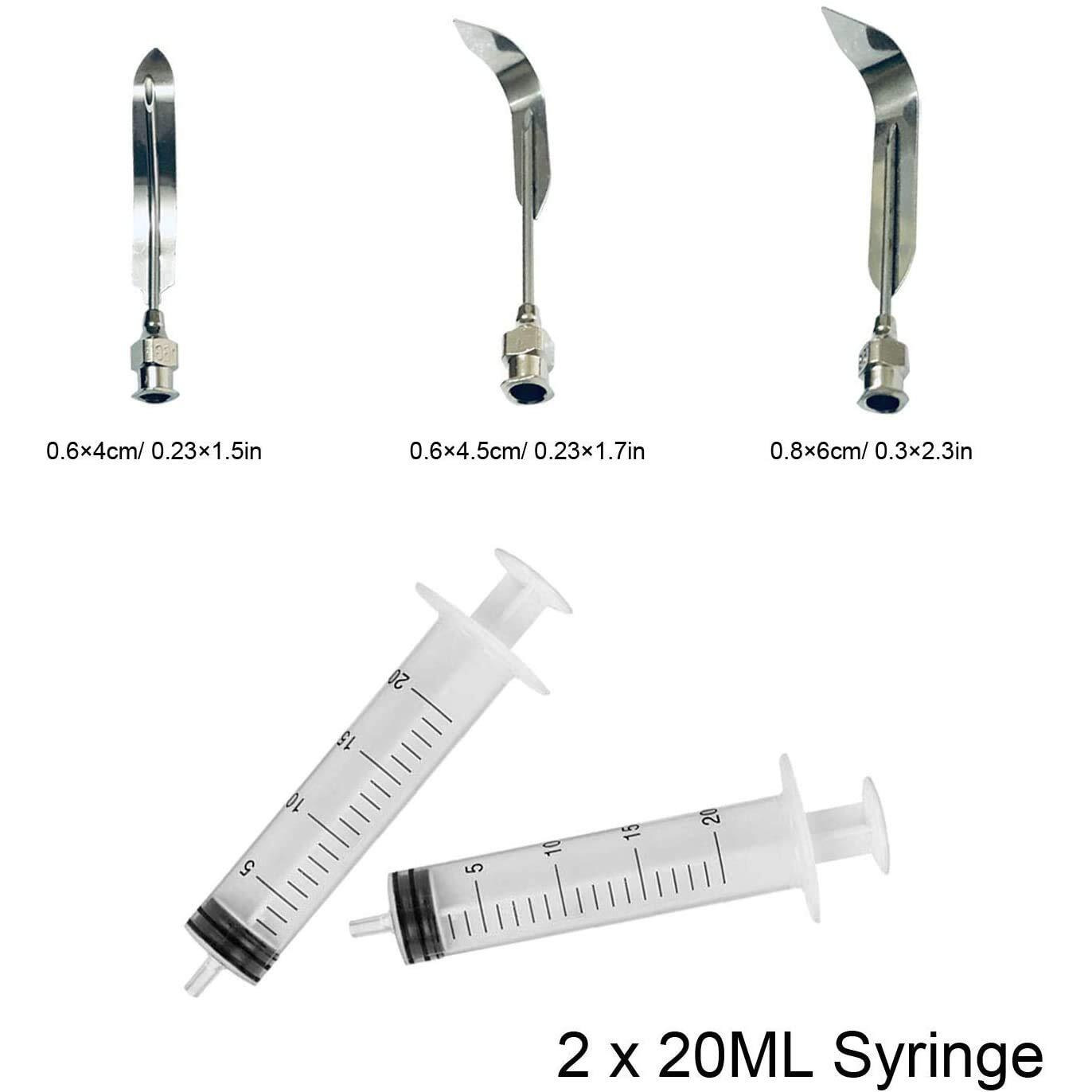 Andrsan Gelatin Jelly Art Starter Kit  3D Flower Cake Decorating Tool  Set Of 20 Piece Diy Needle Tips Pastry Tools