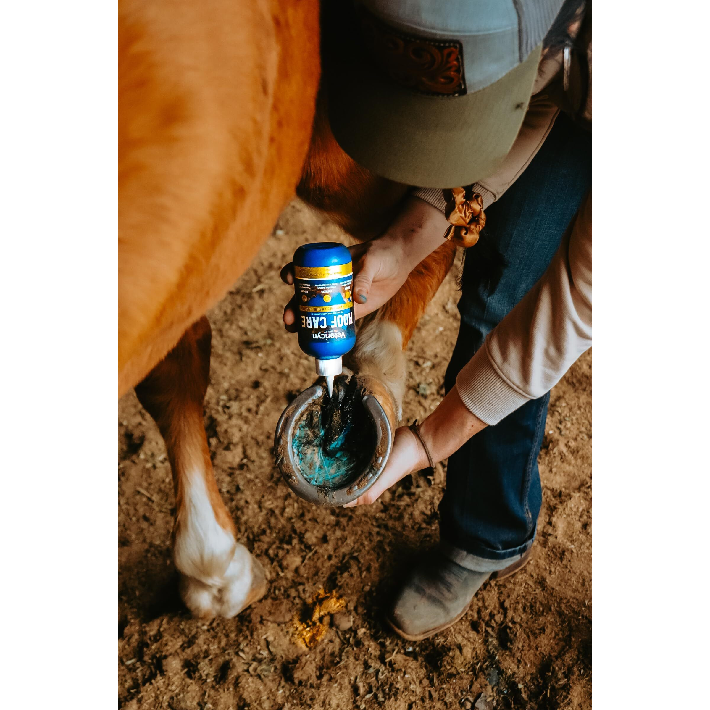 Vetericyn Equine Hoof Care For Sole And Frog Damage Caused By Thrush  White Line Separation  And Seedy Toe - 8 Ounces