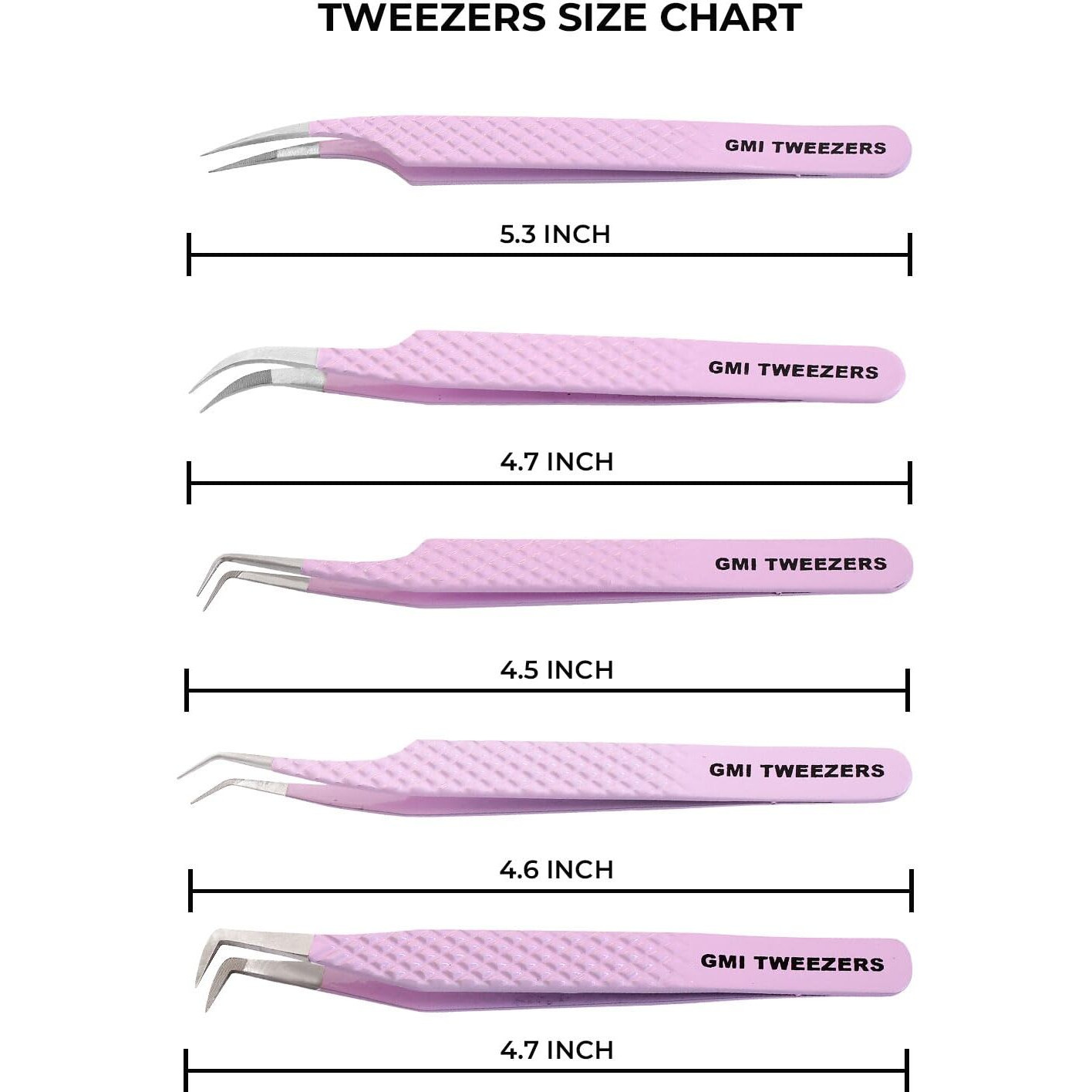 Fiber Tip Lash Tweezers For Eyelash Extension Tweezers Professional