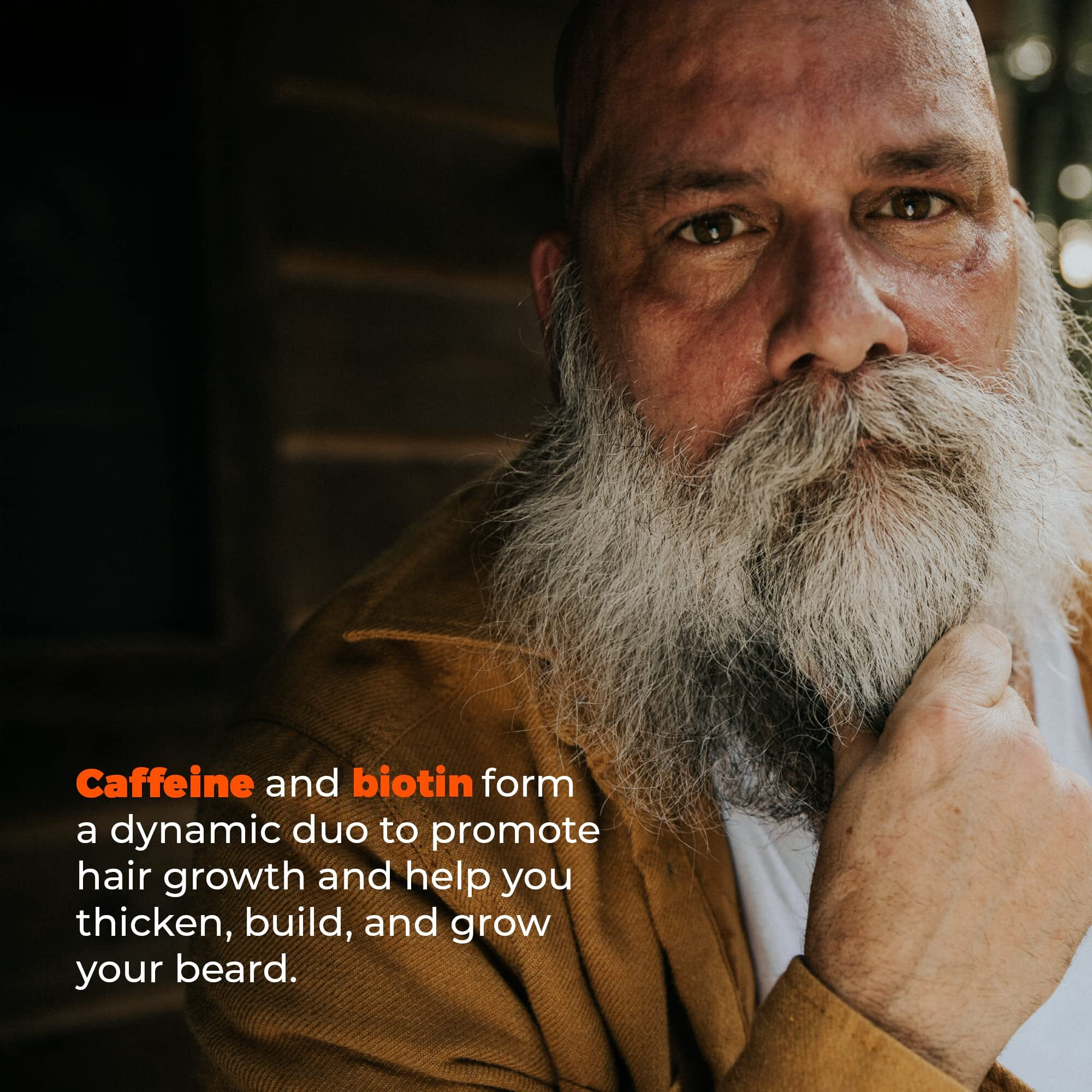 Wild Willies Progro Beard Growth & Revitalizing Shampoo With Biotin & Caffeine For Facial Hair Growth  Hydration & Softener  Beard Wash For Men  4Oz