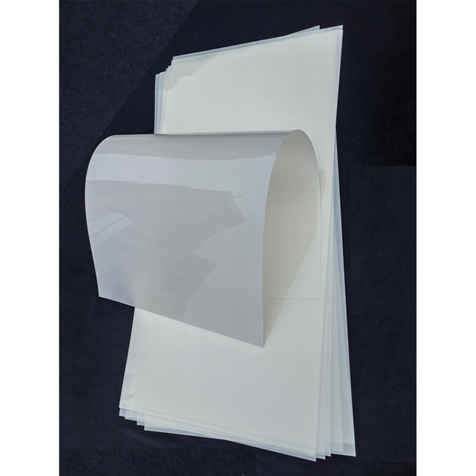 Banltre 12 X 24"" Flat Packaging Mylar Sheet Milky Translucent Pet Blank Stencil Making Sheet For Cricut  Silhouette  Cut Tool Template Material -Thick .01""/10 Mil  8 Sheets (Flat Packaging)