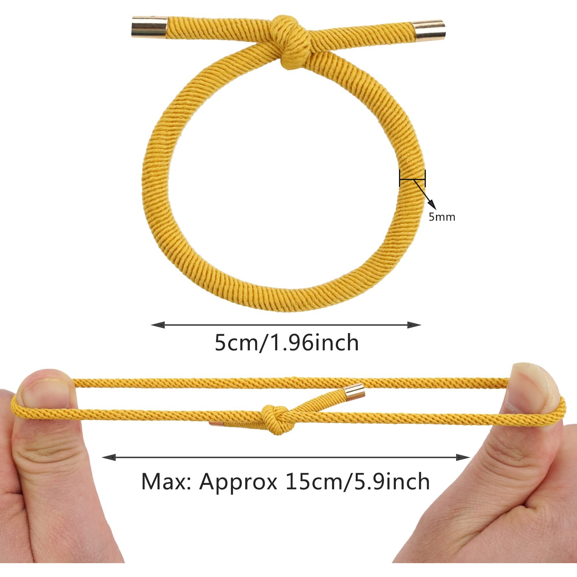56 Pieces Hair Tie Elastics Knotted Hair Ties Ponytail Holders For Women For Women Girls  14 Colors