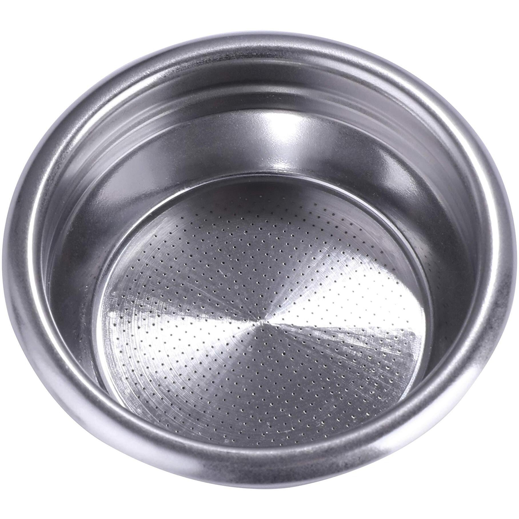 58Mm E61 Precision Filter Ridged Basket Stainless Steel Portafilter Basket Espresso Basket Compatible 58Mm Portafilter Filter Basket Double Cup Coffee Basket Replacement