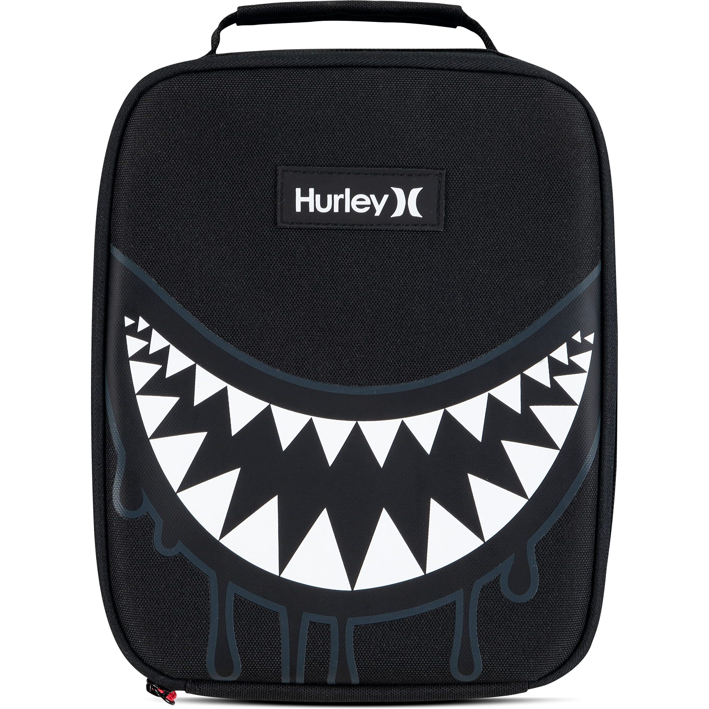 Hurley Unisex-Adults One And Only Insulated Lunch Box  Black Shark Bite  O/S