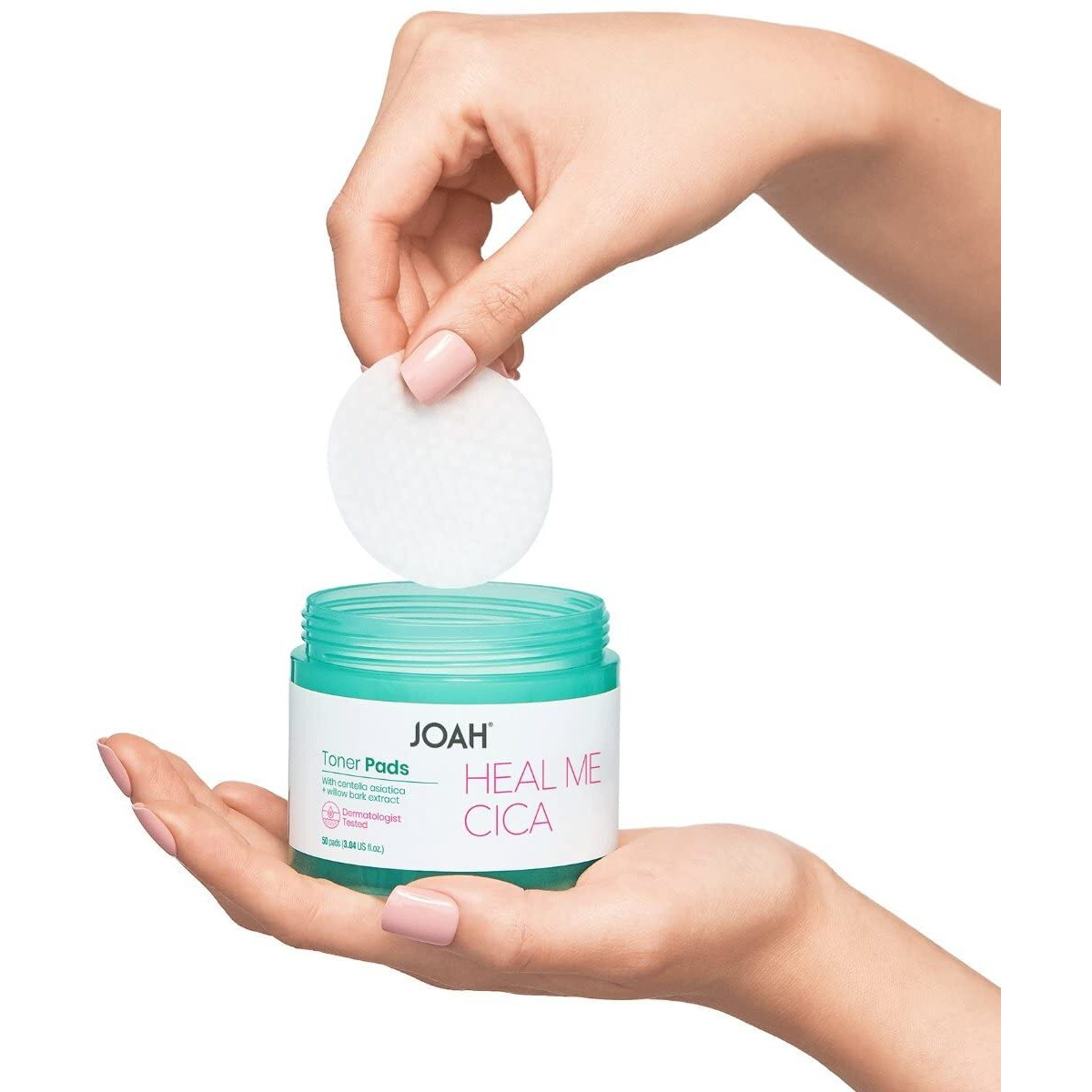 Joah Heal Me Cica Face Toner Pads  Centella Asiatica For Soothing  Calming  Balancing Sensitive And Irritated Skin  Korean Skincare  Cruelty-Free Ph 5.5  Hypoallergenic  50 Pads