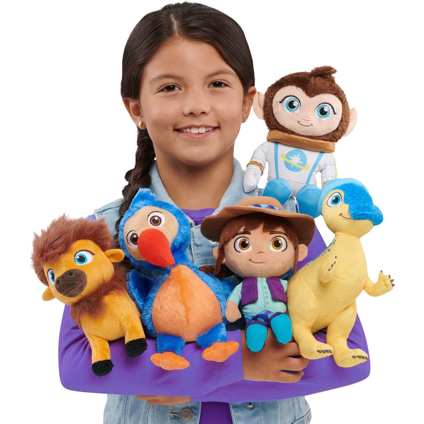 Just Play Netflix Ridley Jones Collectible Plushie Ridley Jones Doll  8-Inch Stuffed Toy  Kids Toys For Ages 3 Up