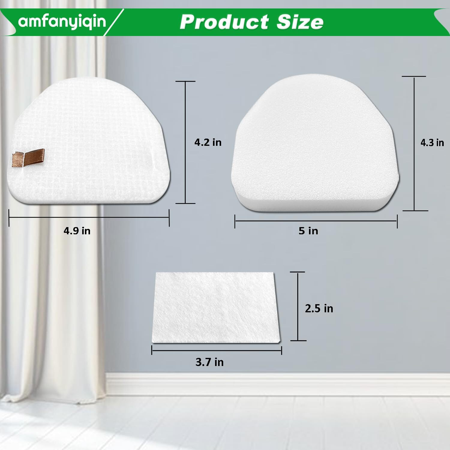 Filter Replacements Compatible With Shark Vacuum Nv100 Nv100C Nv105 Nv106 Nv200 Nv201 Nv202 Uv300 Nv450 Nv480 Nv481 Nv482 Nv100 26 Nv105 26 4-Sets Foam & Felt Filters Replace Part  Xff450 & Xfl100