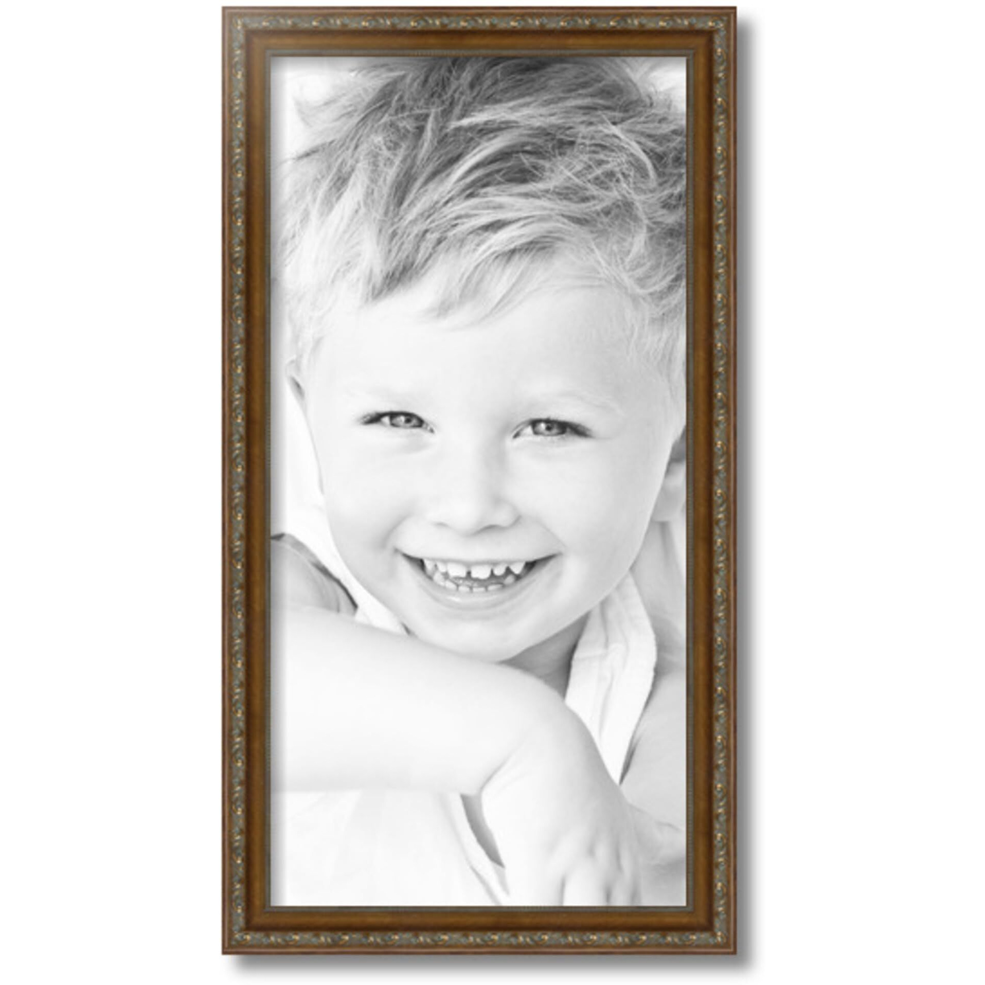 Arttoframes 12X24 Inch Gold Picture Frame  This 14.3 Inch Custom Poster Frame Is Dark Gold - Comes With Economy Acrylic And 1 Backing (3-A4553Io)