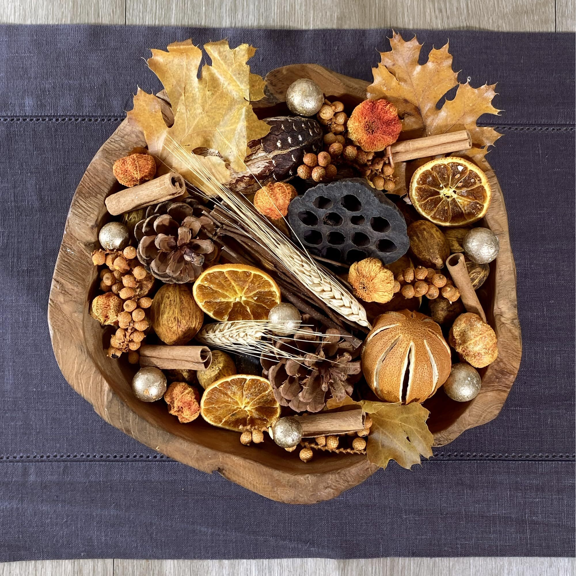 Andaluca Fall Harvest Fragrance Potpourri Decorative Vase & Bowl Filler Home DCor (Autumn Harvest)