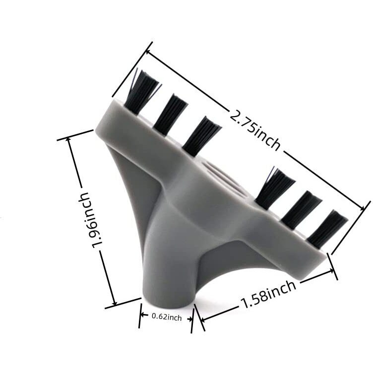 Sionlan 6 Pack For Bissell Steamshot Hard Surface Steam Cleaner 39N7A 39N7V 39N7H 2994B Replacement Parts (3 Hard Brushes + 1 Wall Crevice Brush + 2 Multi-Surface Tools)