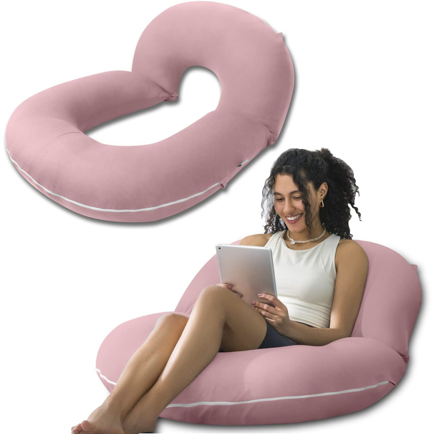 Insen Reading Pillow  Back Pillow For Sitting In Bed For Reading  Nurse & Relax  Reading Pillow For Adults  Moms & Kids  Sit Up Pillow For Bed