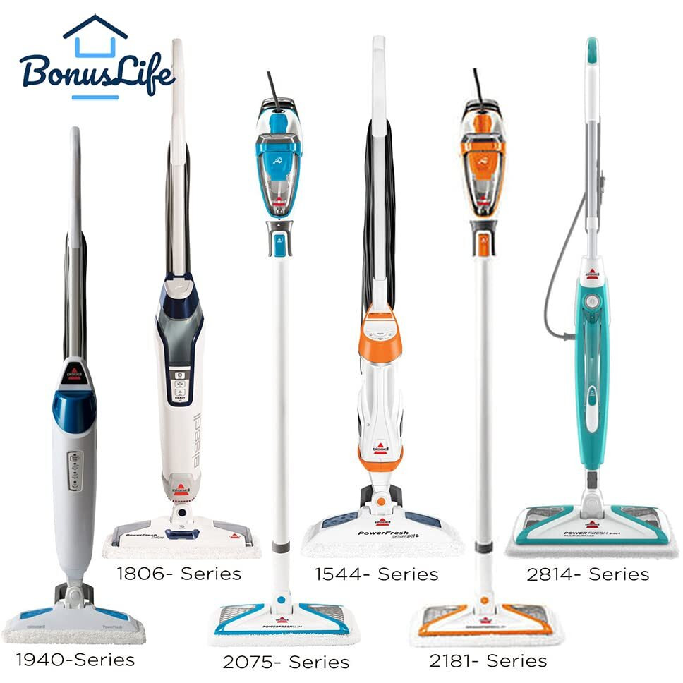 Bonus Life Steam Mop Pads For Bissell Powerfresh 1940 1806 Replacement Parts  4 Pack