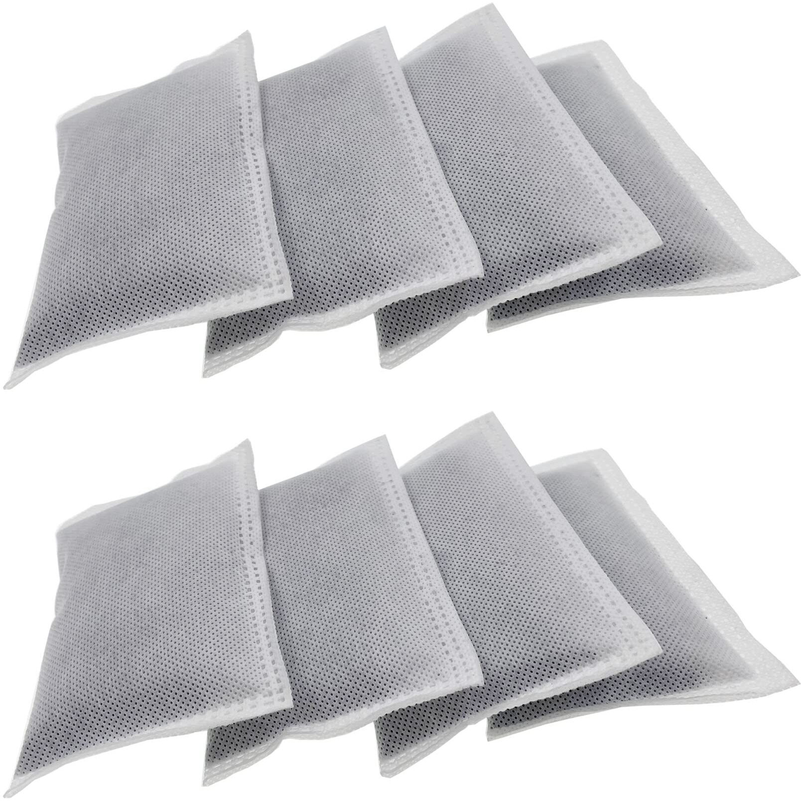8 Pack Activated Charcoal Odor Absorbing Filter Refill Deodorizer Compatible With Itouchless Trash Cans 8 Gallon And Larger (Large)