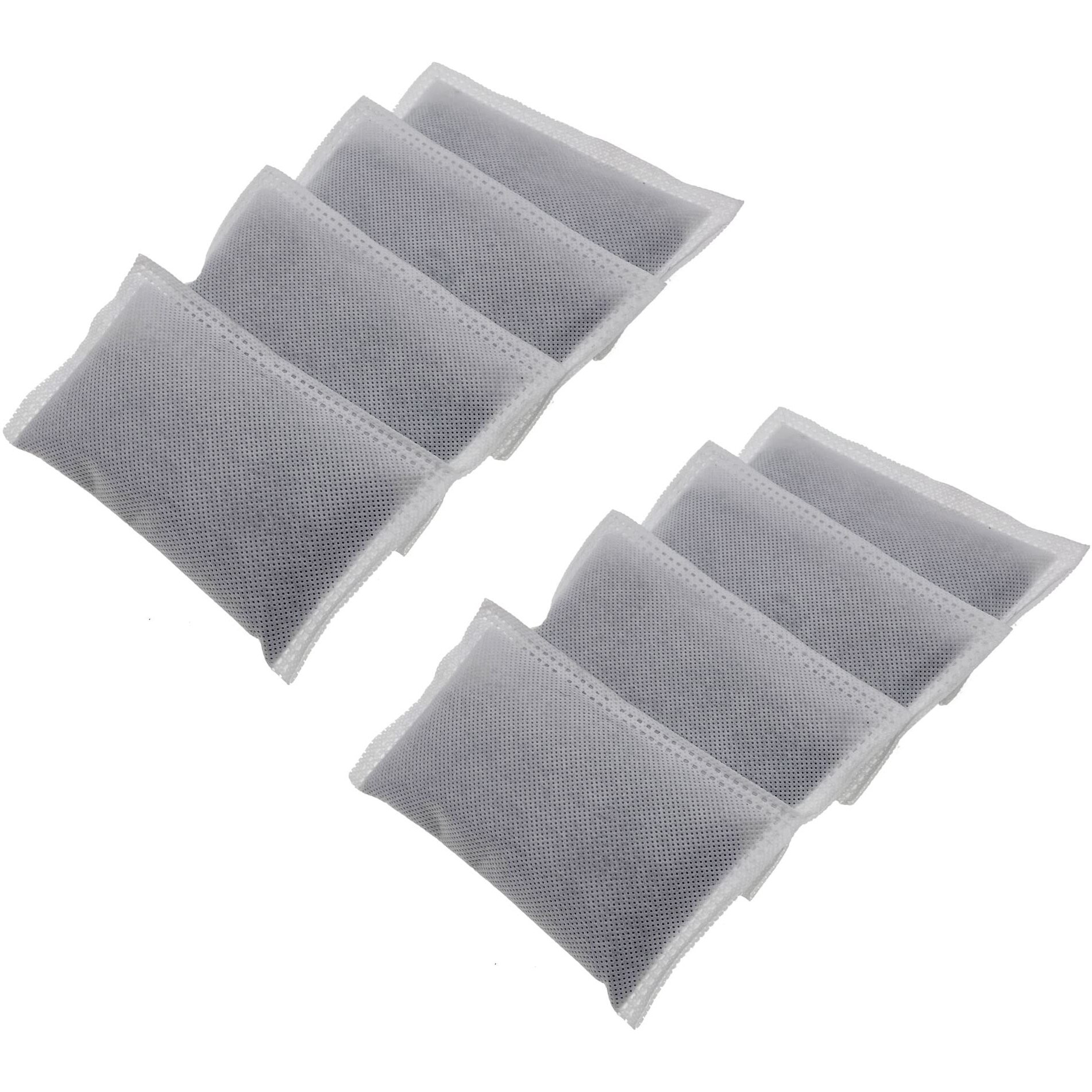 8 Pack Activated Charcoal Odor Absorbing Filter Refill Deodorizer Compatible With Itouchless Trash Cans 8 Gallon And Larger (Large)