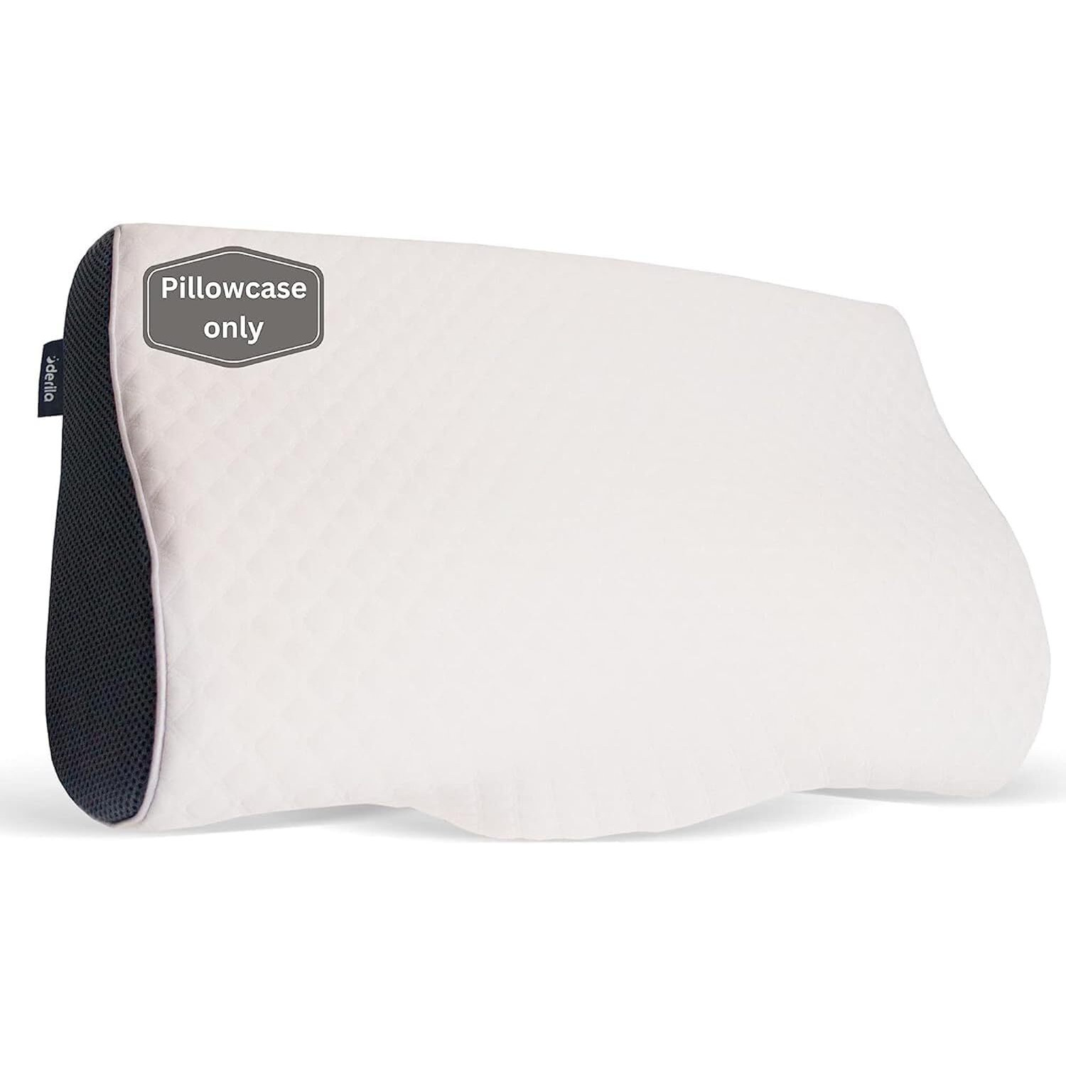 Derila Queen Size Pillowcase | Designed To Keep Your Derila Memory Foam Pillow For Snoring Relief Covered And Protected With This Crisp  Clean  White Pillowcase Made From Premium Materials