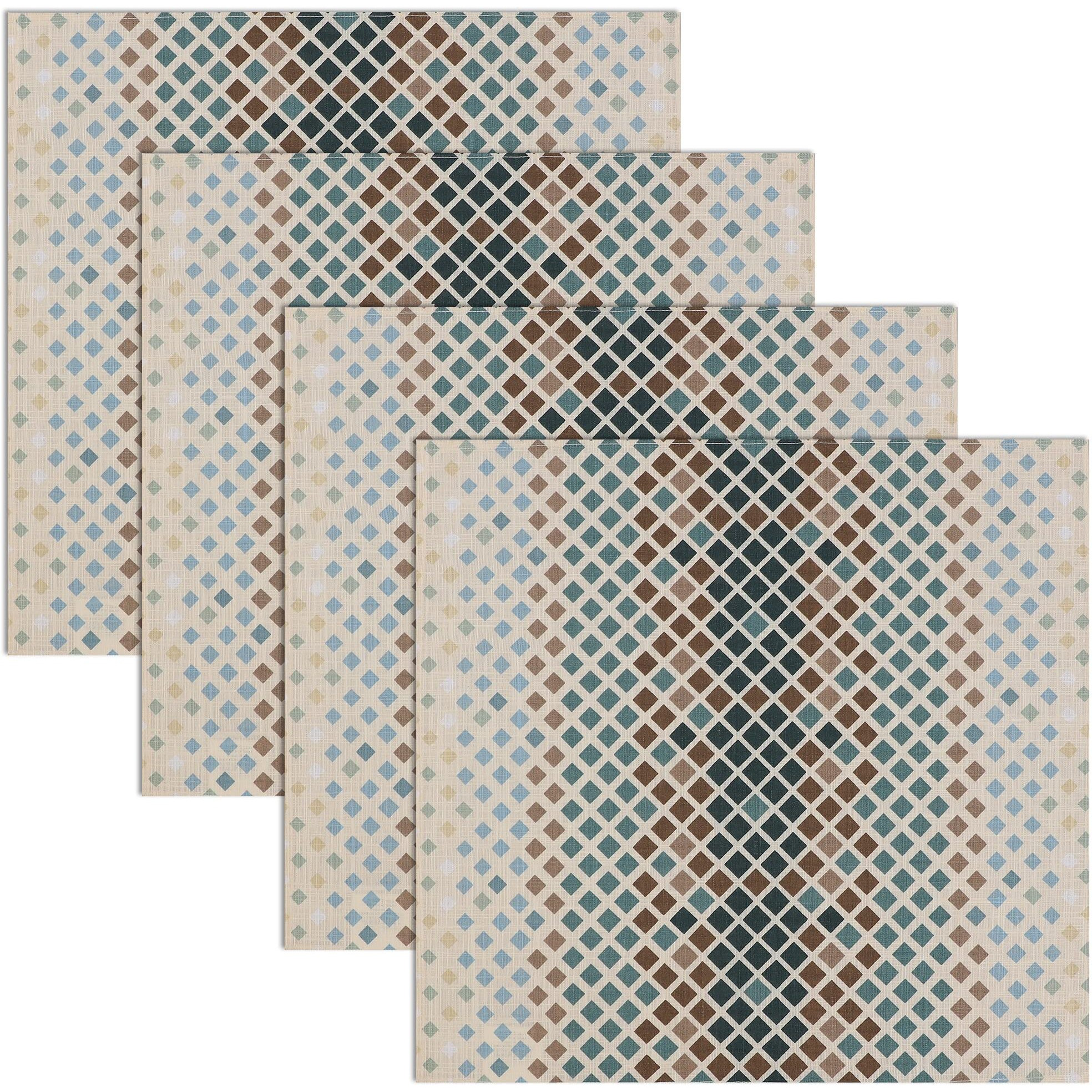 Ruvanti Cloth Napkins Set Of 6 Cotton 100%  18X18 Inches Napkins Cloth Washable  Soft  Absorbent. Cotton Napkins For Parties  Christmas  Thanksgiving  Weddings  Dinner Napkins Cloth - Faded