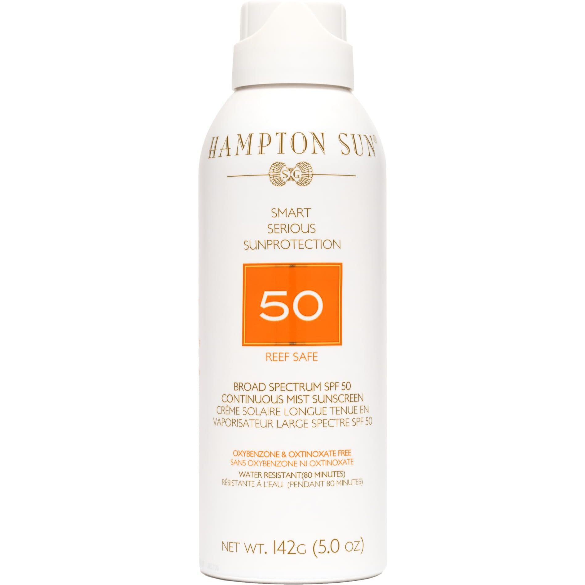 Hampton Sun Spf 50 Continuous Mist Sunscreen  5 Oz
