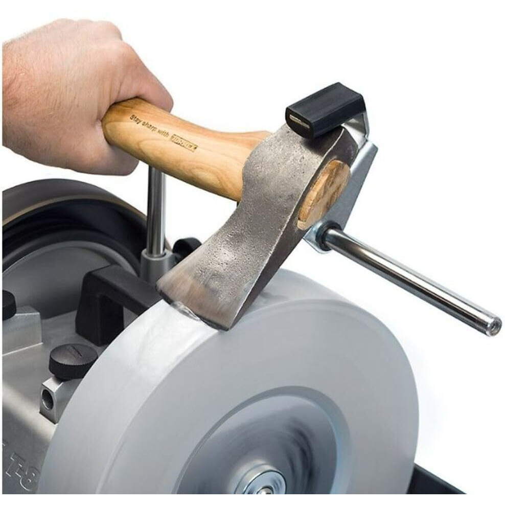 Axe Sharpening Jig For Tormek Sharpeners Tormek Sva-170 Axe Jig. Makes Sharpening Quick And Intuitive For Almost Any Shaped Carving Or Carpenters Axe