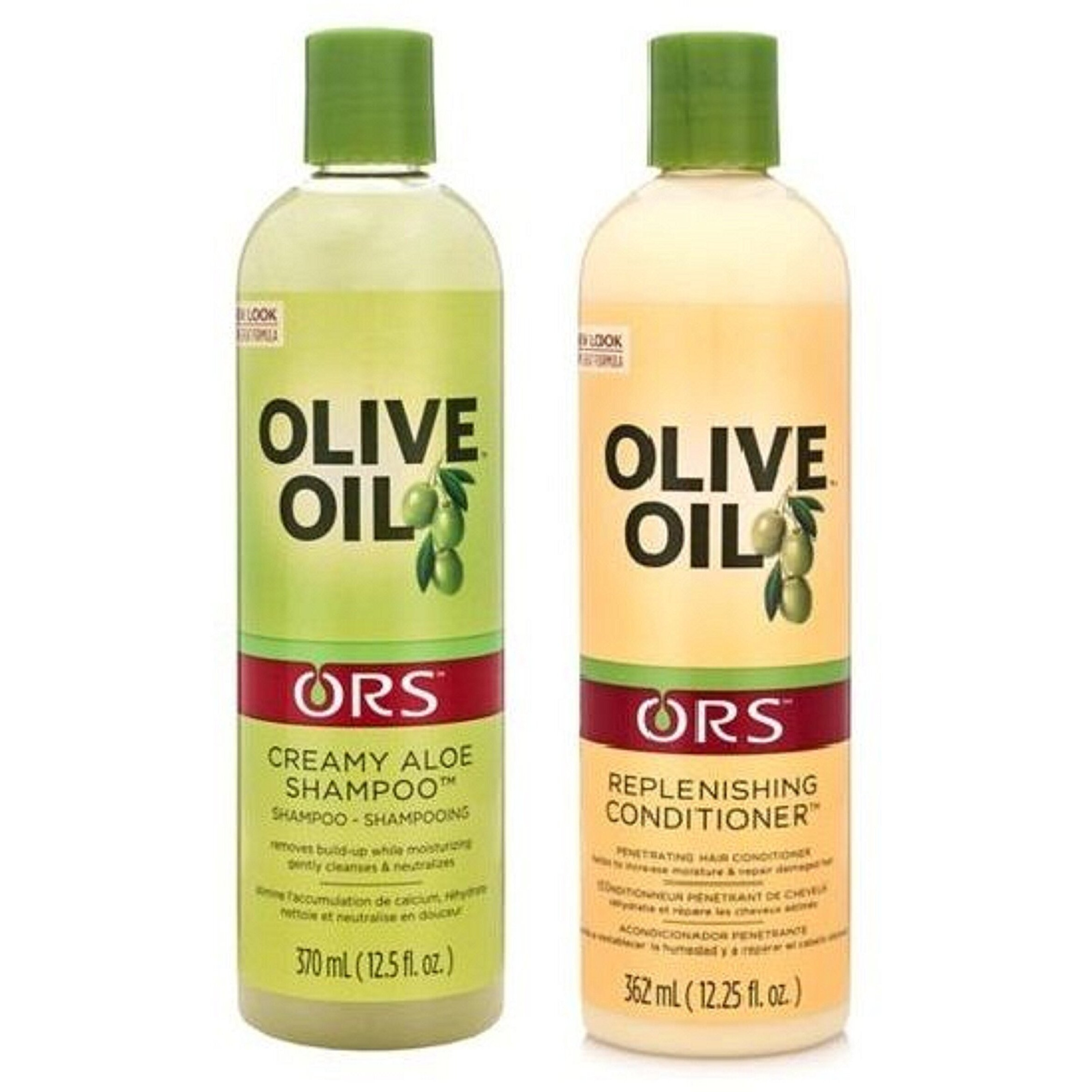 Ors Olive Oil Creamy Aloe Shampoo And Replenishing Conditioner