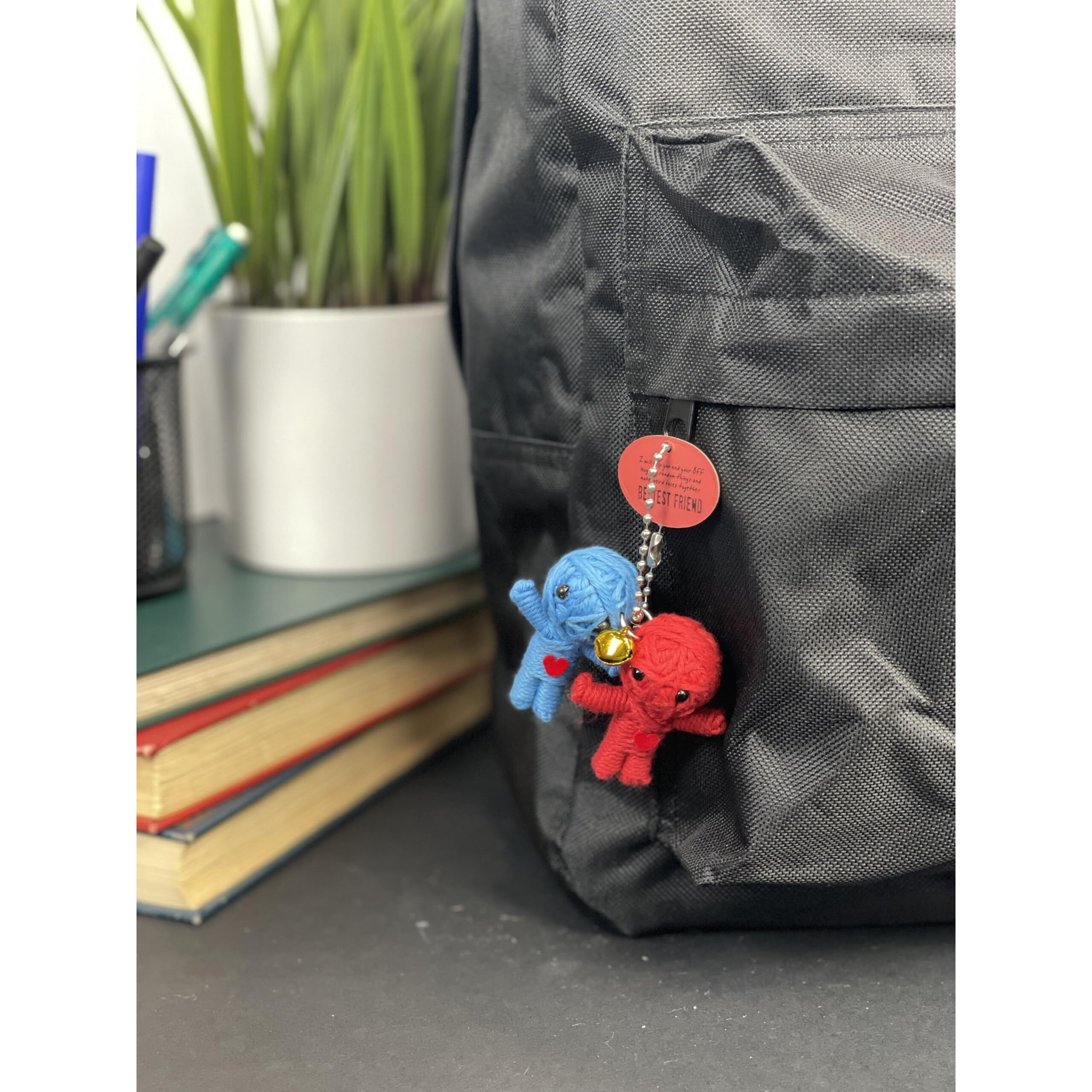 Watchover Voodoo 3-Inch Bestest Friend Keychain - Handcrafted Gift To Bring Good Luck And Positivity Everywhere You Go