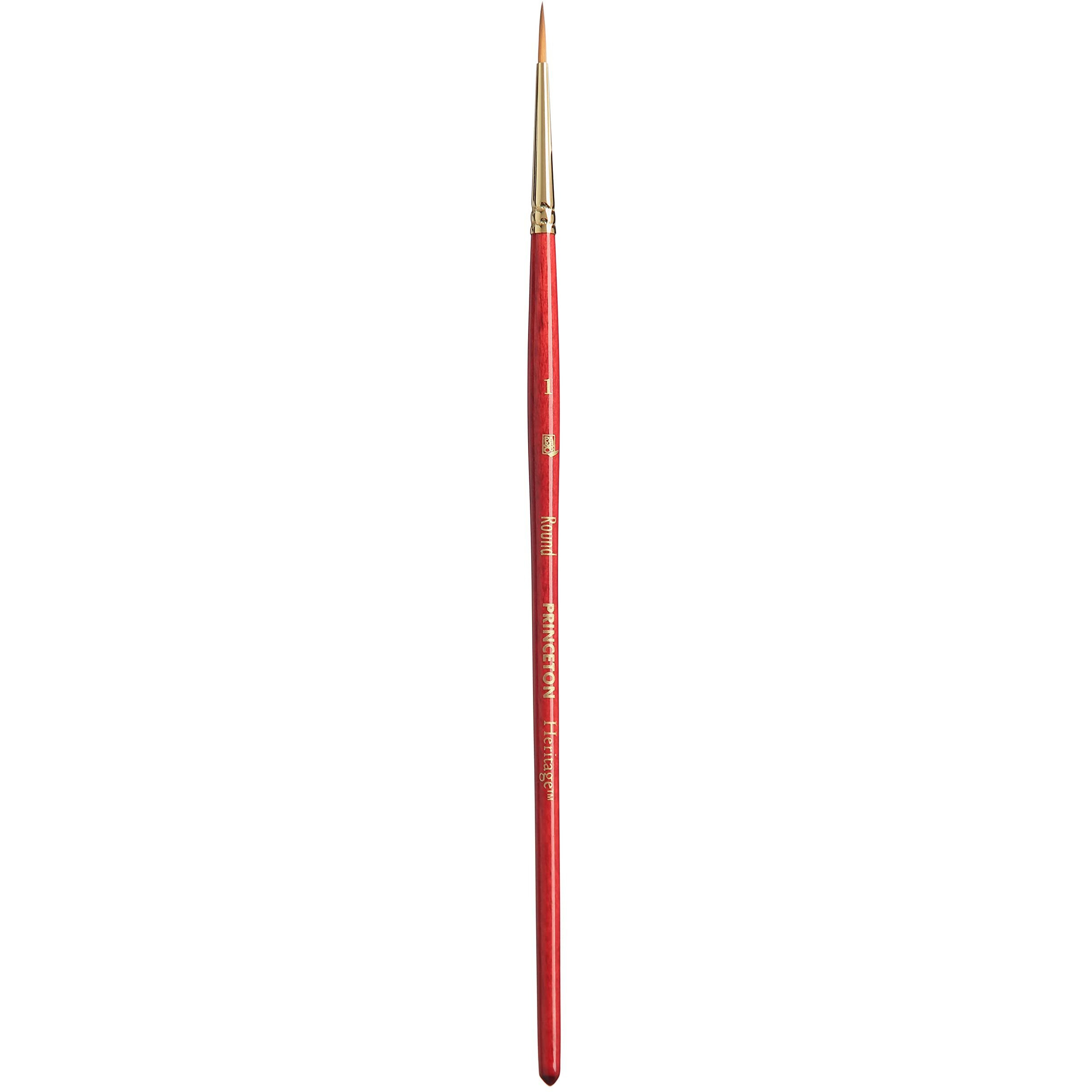Princeton Heritage Paintbrush  Size 1  Scarlet
