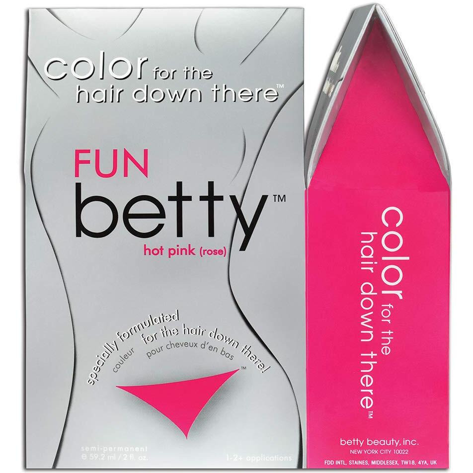 Betty Beauty Fun (Hot Pink) Betty - Color For The Hair Down There Hair Coloring Kit