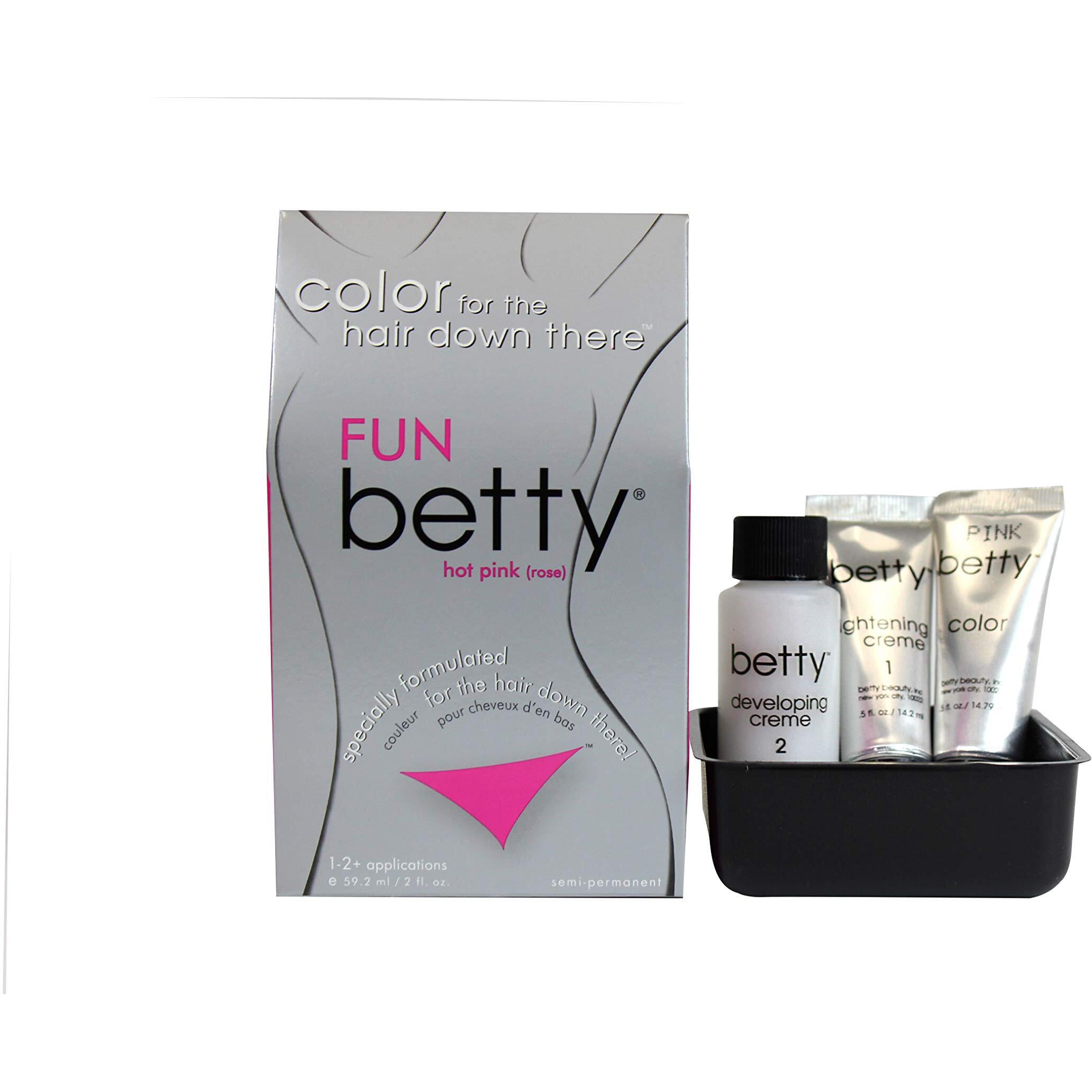Betty Beauty Fun (Hot Pink) Betty - Color For The Hair Down There Hair Coloring Kit