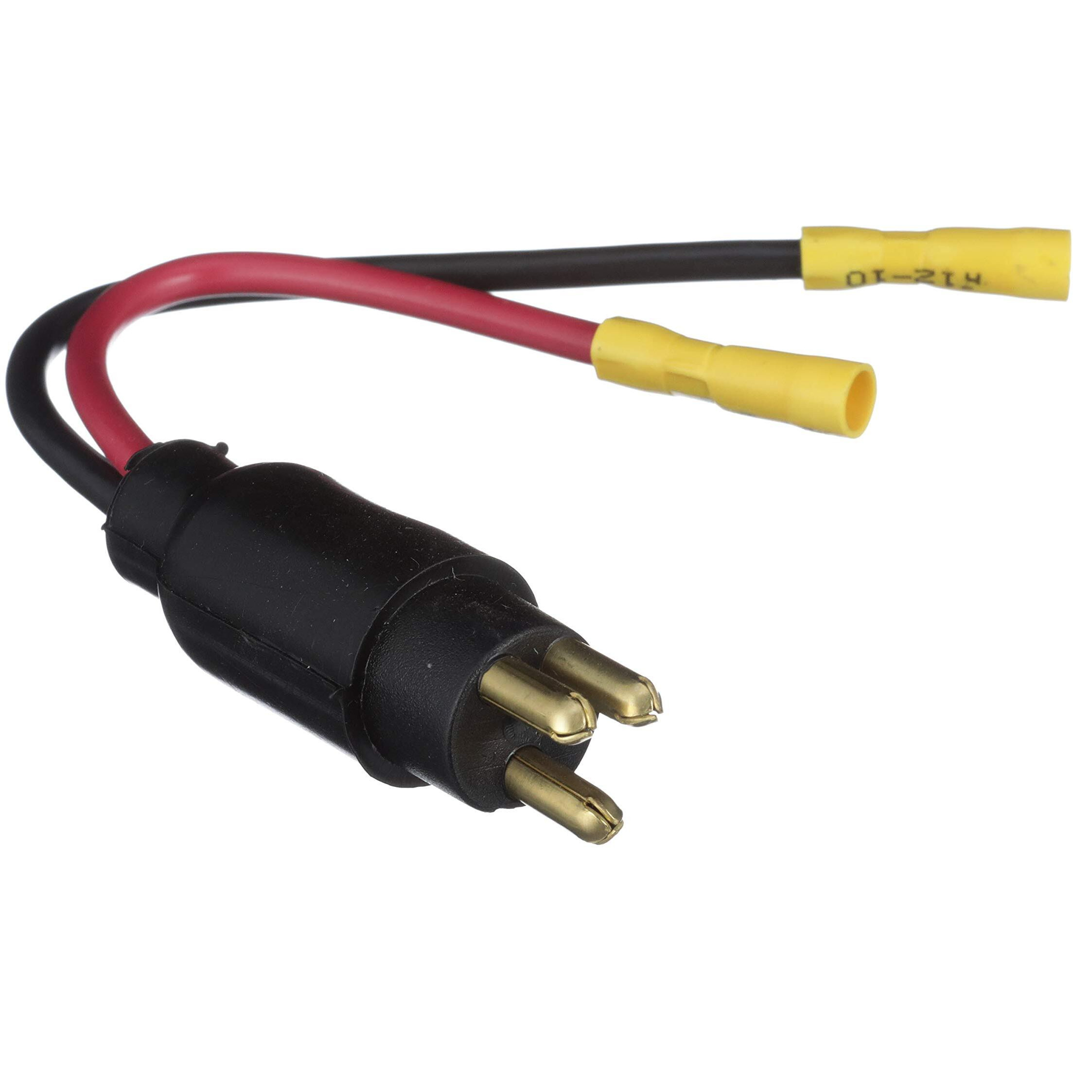 Seachoice Trolling Motor Plug  Straight  Male  Motor Side  6 In. Lead Wires