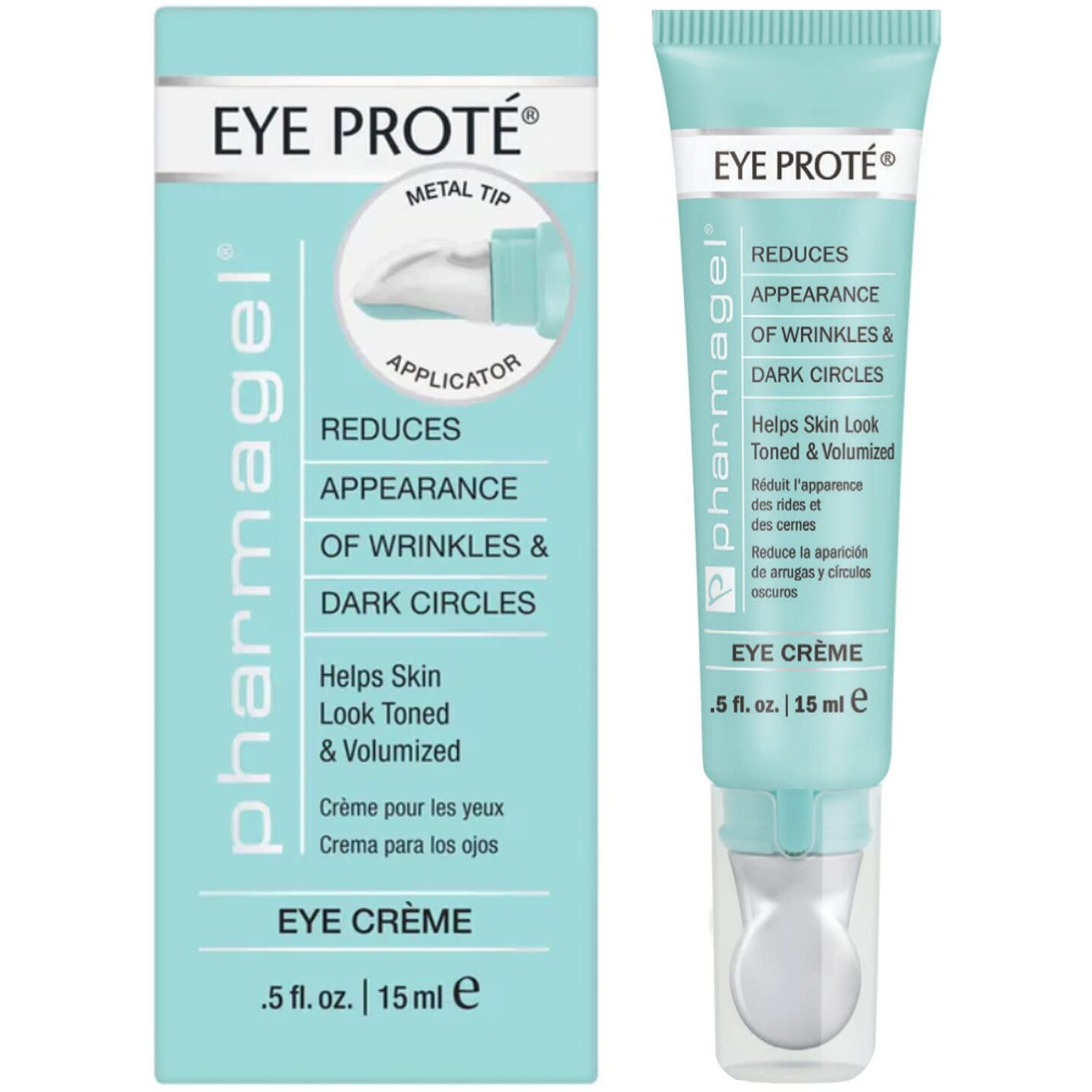 Pharmagel Eye Prote Eye Crme | Anti Wrinkle Moisturizing Eye Cream For Dark Circles And Puffiness | Anti Aging Eye Cream & Under Eye Bags Treatment - 0.5 Fl. Oz.