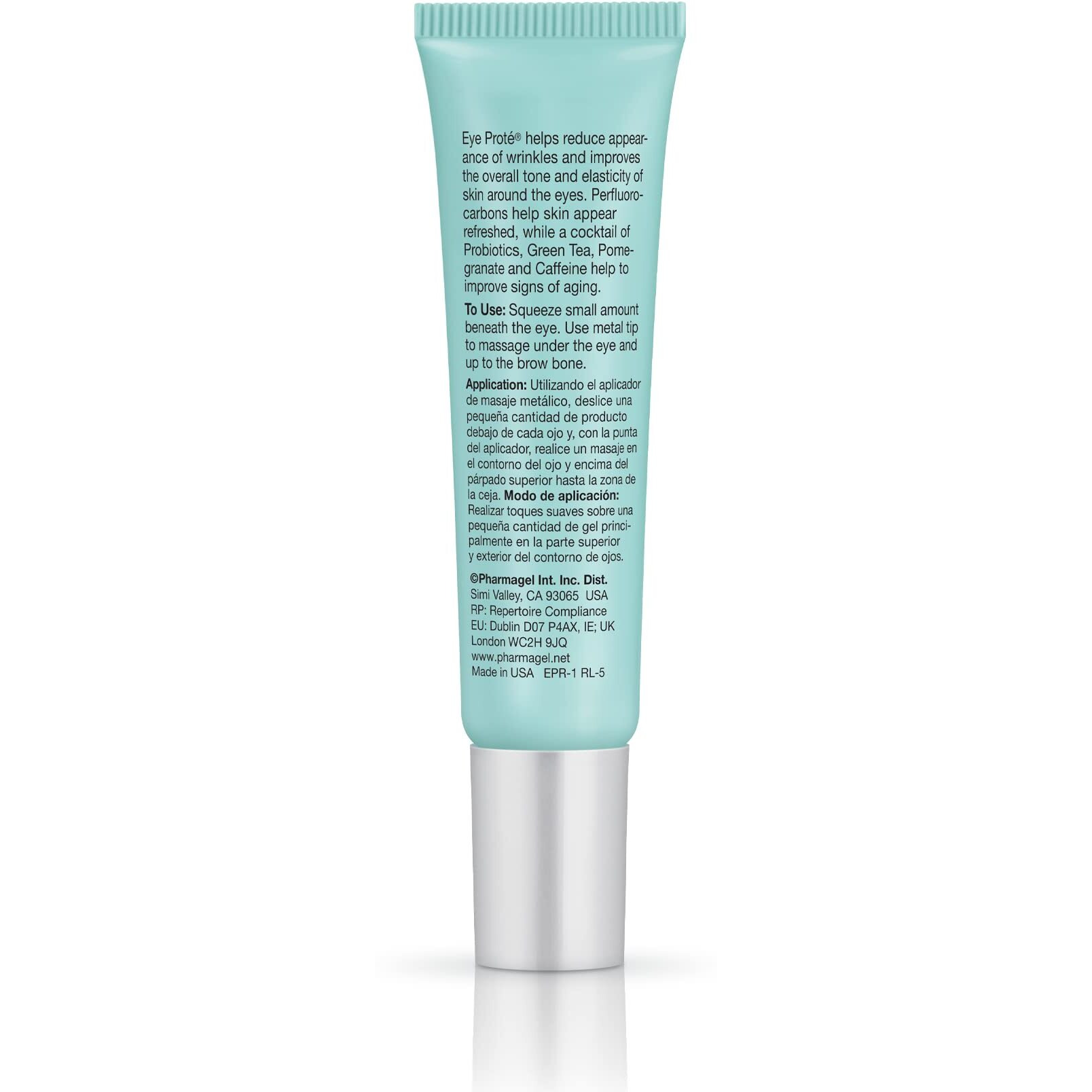 Pharmagel Eye Prote Eye Crme | Anti Wrinkle Moisturizing Eye Cream For Dark Circles And Puffiness | Anti Aging Eye Cream & Under Eye Bags Treatment - 0.5 Fl. Oz.