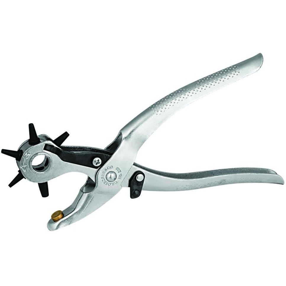 C.S. Osborne 223 Revolving Leather Hole Punch  Multi-Sized