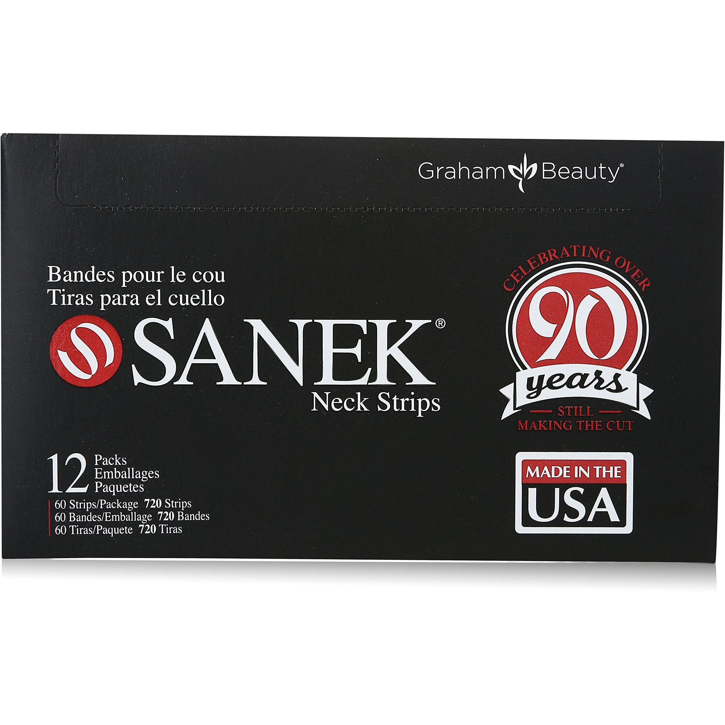 Sanek Display Neck Strips  60 Count  Pack Of 12