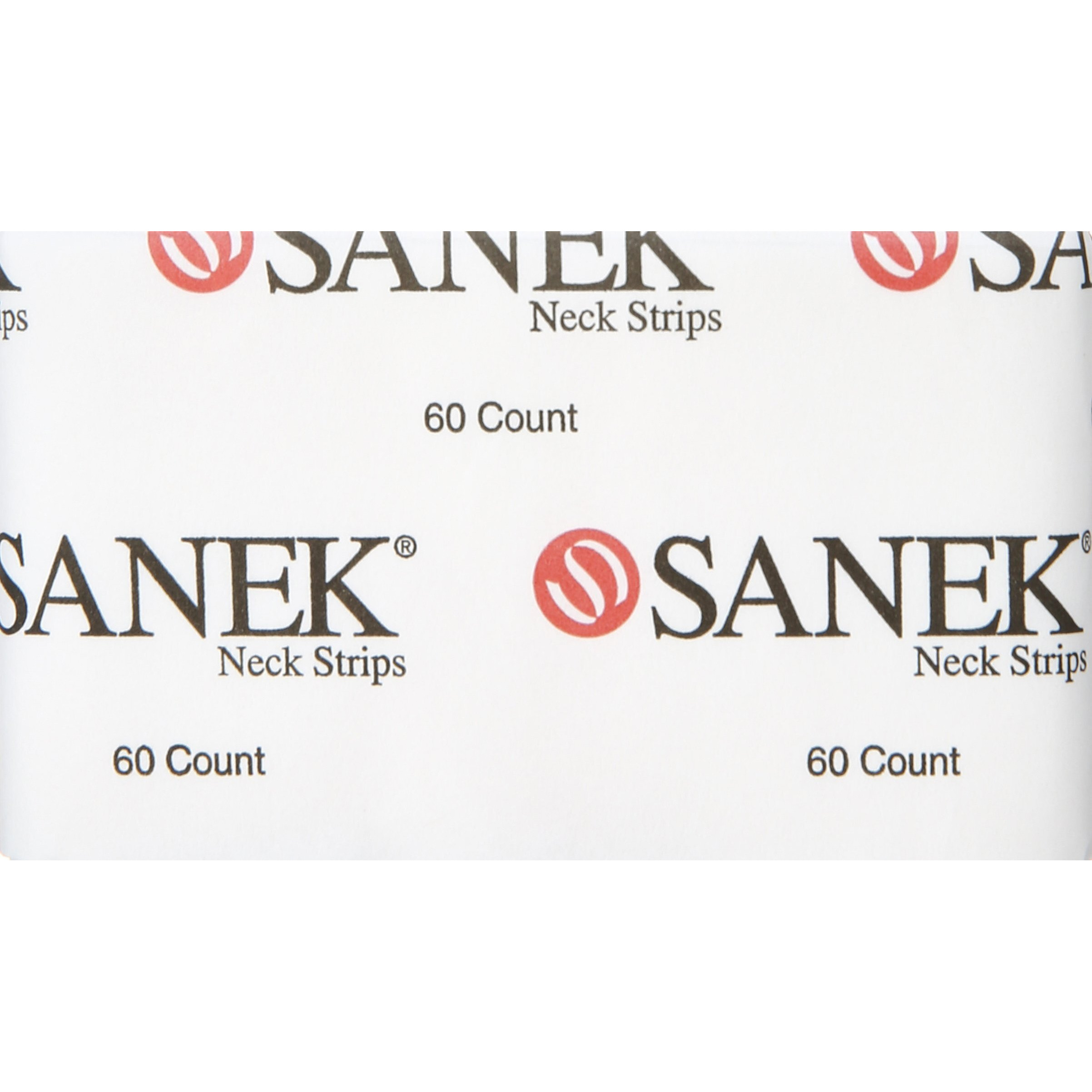 Sanek Display Neck Strips  60 Count  Pack Of 12