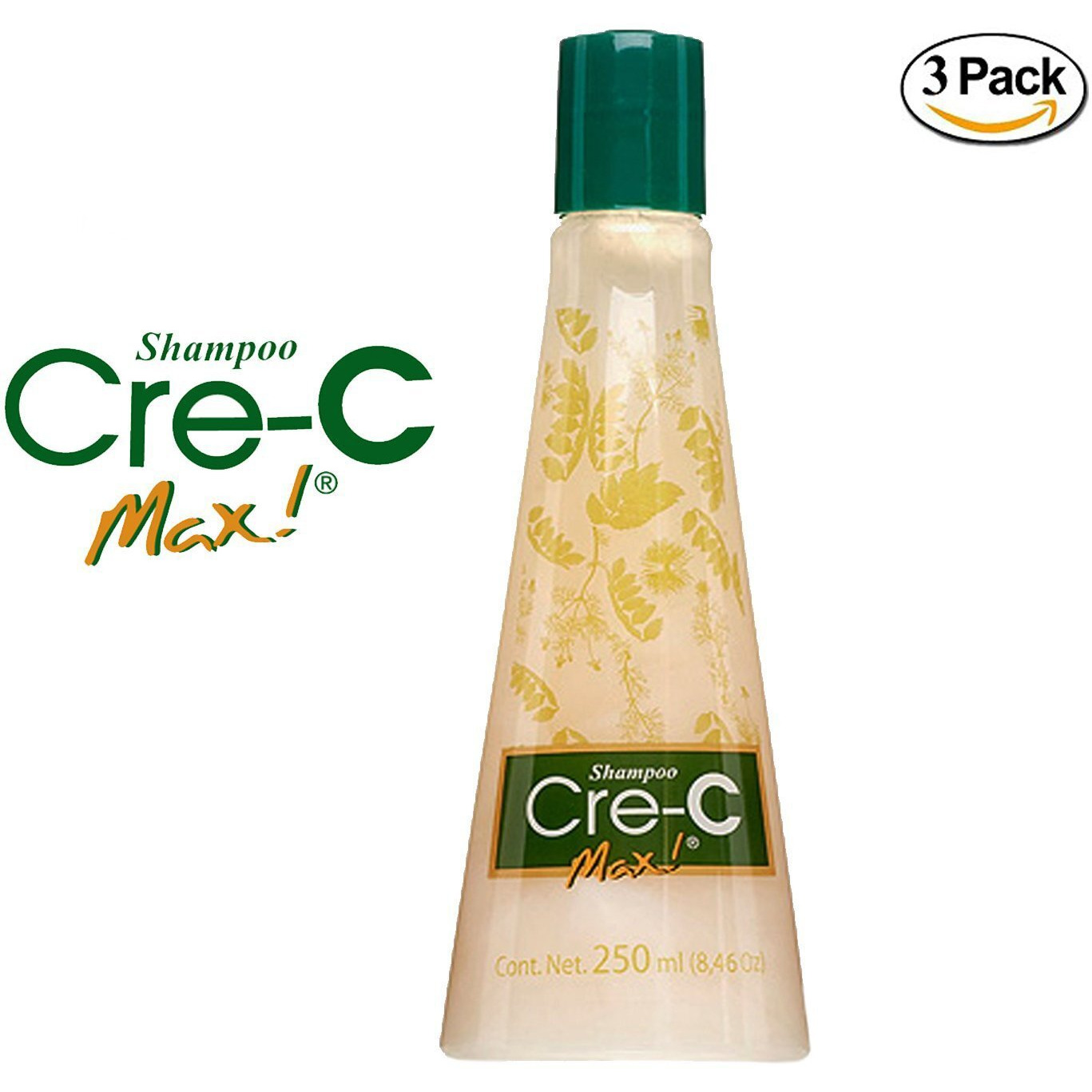 3 Bottles Of Shampoo Cre-C Max For Hair Growth W/ Ppc50 - As Seen On Tv