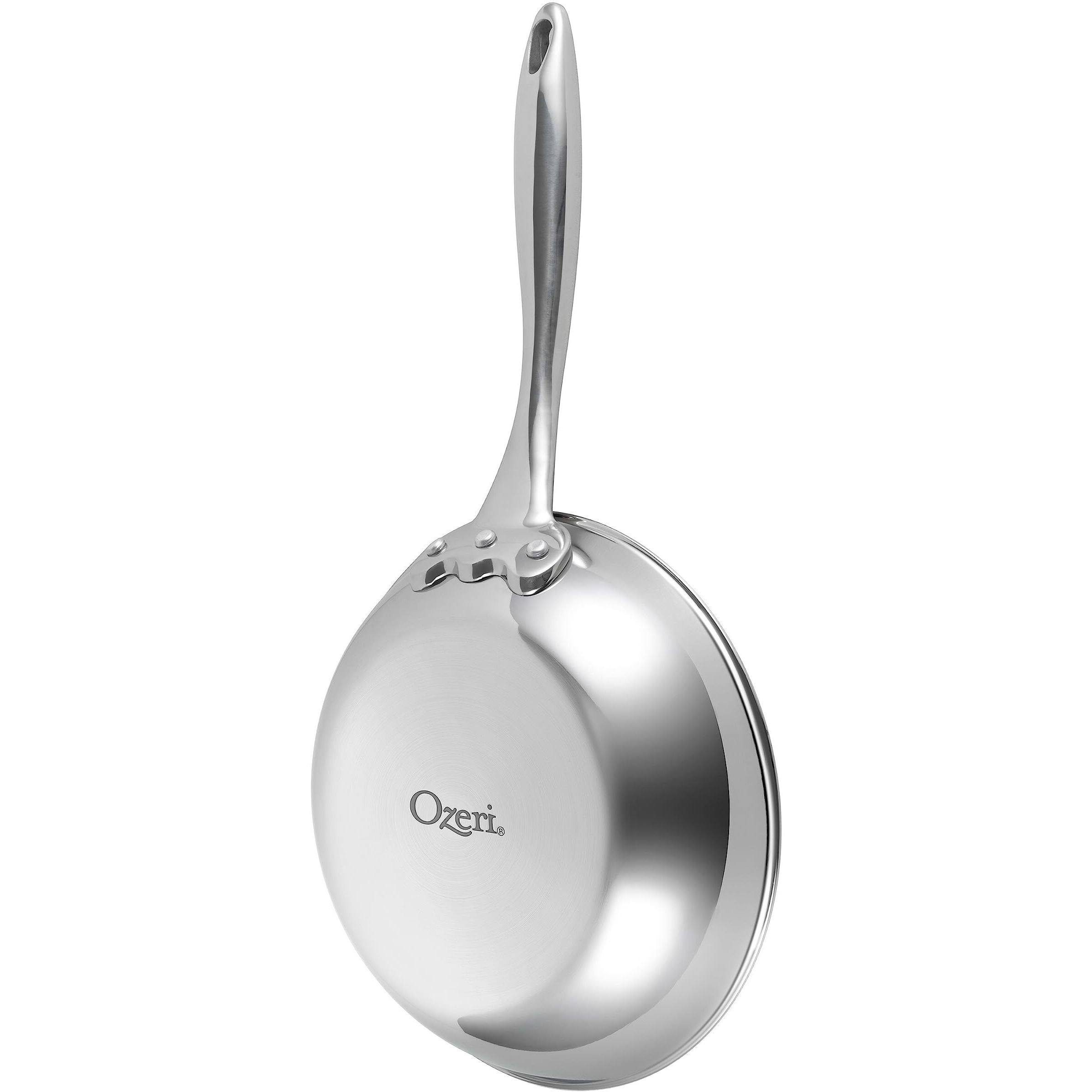 12"" (30 Cm) Stainless Steel Pan By Ozeri With Eterna  A 100% Pfoa And Apeo-Free Non-Stick Coating