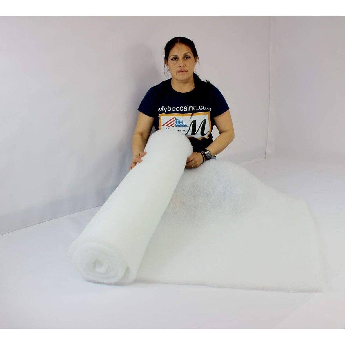 Mybecca Upholstery Grade Padding 36 Inch Wide (1 Yard) Quilt Batting Multipurpose Dacron Fiber Polyester Wadding Fabric Loft 36X 36 (3' X 3')
