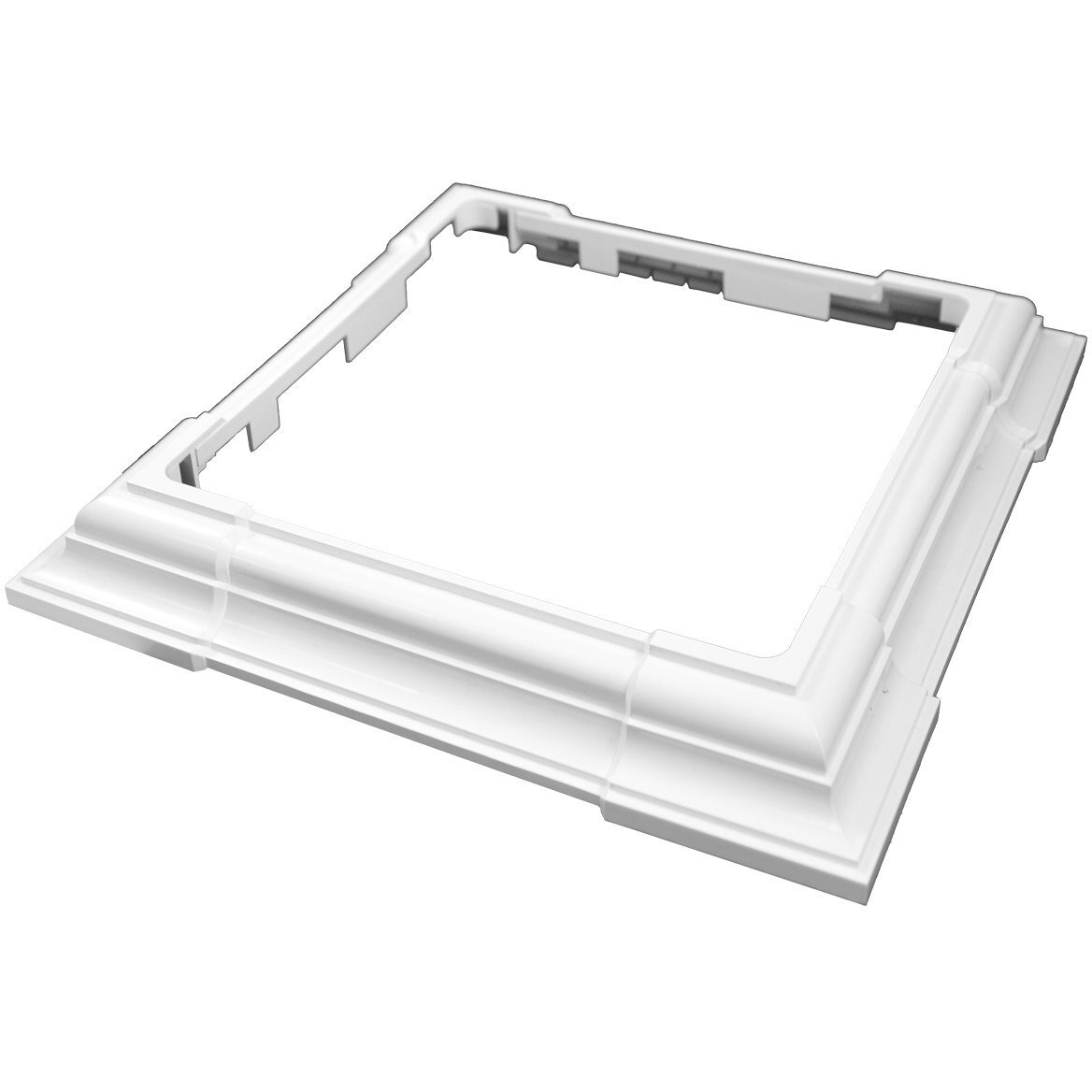 Weatherables Adjustable Post Skirt - Weatherproof Premium Vinyl Post Skirt With Easy Installation On Patios  Porches  Mailbox Posts  Or Vinyl Fence Post White