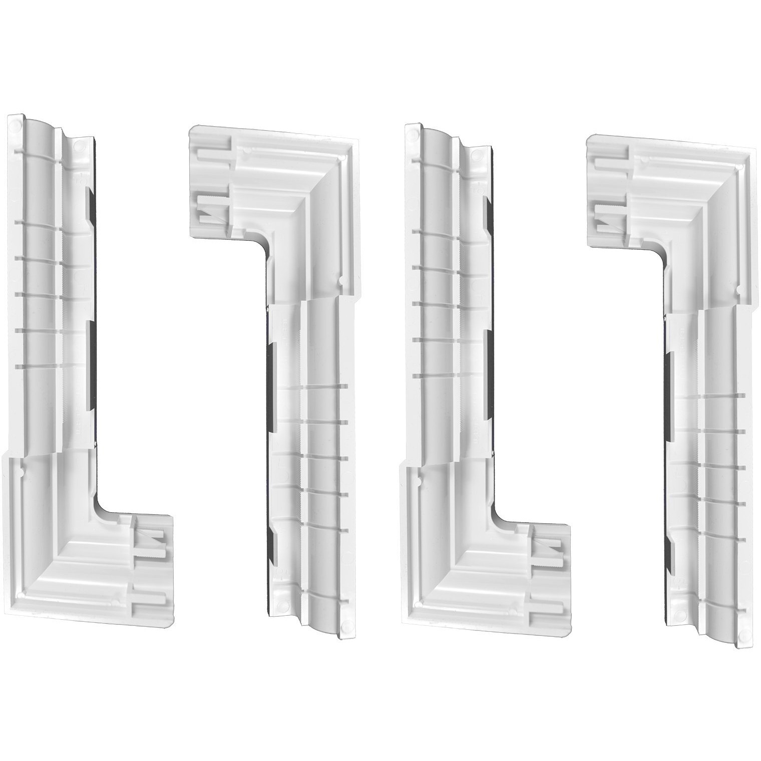 Weatherables Adjustable Post Skirt - Weatherproof Premium Vinyl Post Skirt With Easy Installation On Patios  Porches  Mailbox Posts  Or Vinyl Fence Post White