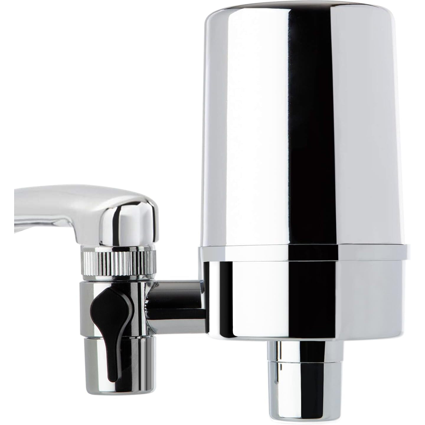 Ispring Df2-Chr Faucet Water Filter For Kitchen  Bathroom  Or Rv Sink - Water Filter For Sink Faucet  500 Gallons Long Life  Chrome Finish