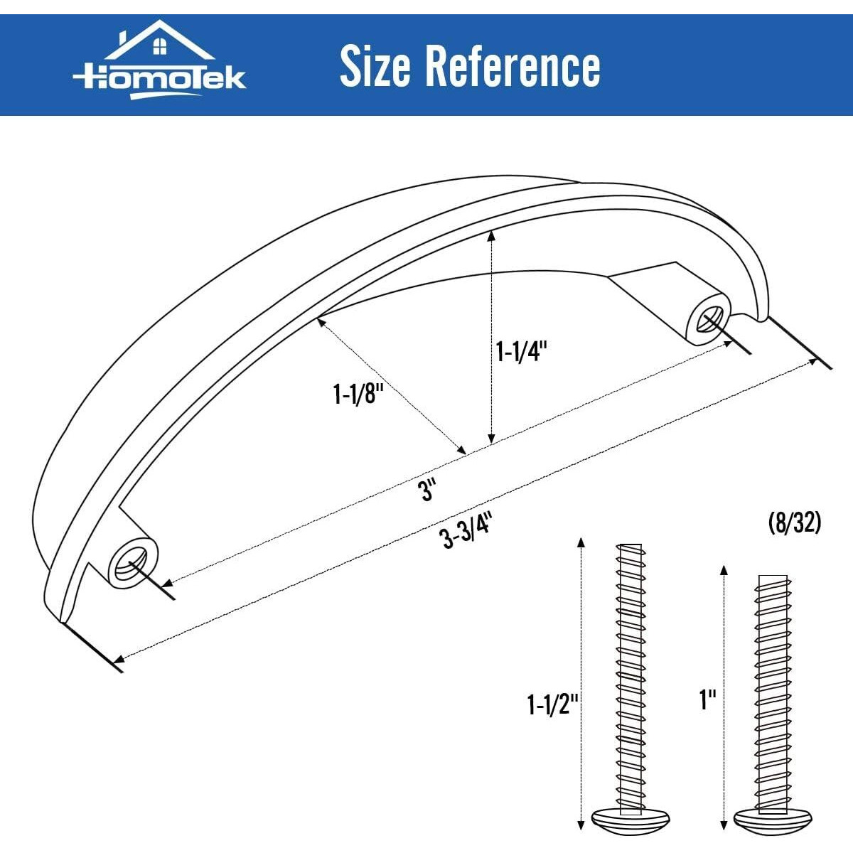 Homotek 15 Pack Drawer Bin Cup Pulls Dresser Pulls For Cabinets Oil Rubbed Bronze - 3 Inch Hole Centers Furniture Handles Kitchen Cabinet Hardware