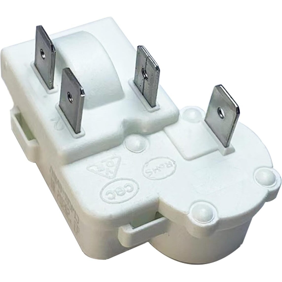 Refrigerator Freezer Compressor Ptc Starter Relay  4 Pins Over Load Protector Accessories Compatible Zhb Series Zhb88-125P4.7 Zhb35-120P15 Zhb60-120P15 Zhb69-120P15 Zhb60-120P4.7