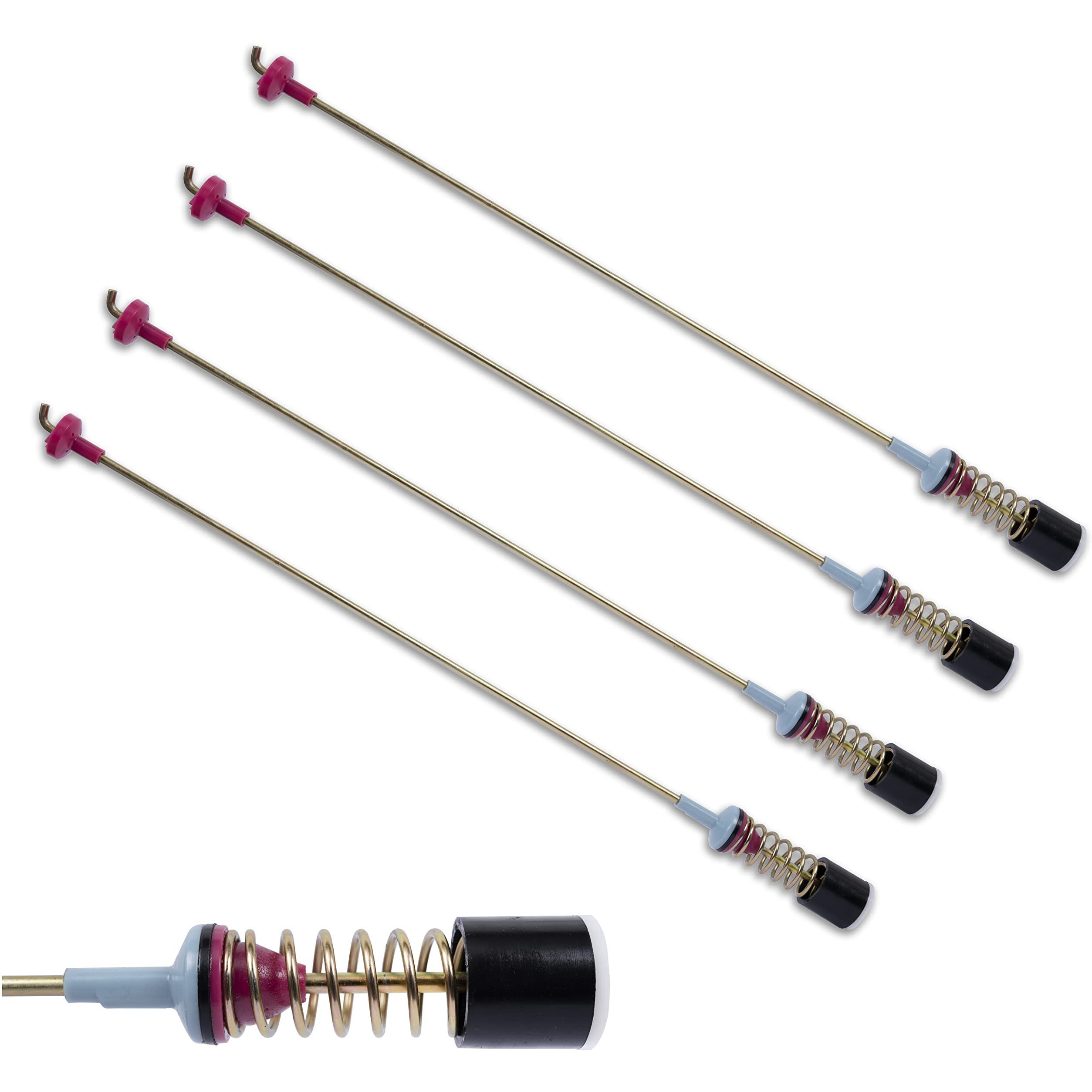 4Pc Washer Suspension Rod Damper Replaces For Samsung Wa400Pjhdwr/Aa Wa45H7000Aw/A2 Wa40J3000Aw/A2 Wa40J3000Aw/Aa Wa45T3400Ap Wa422Prhdwr/Aa Wa456Drhdwr/Aa Wa45H7000Ap/A2 Wa45H7000Aw/Aa Wa45H7200Aw/A2