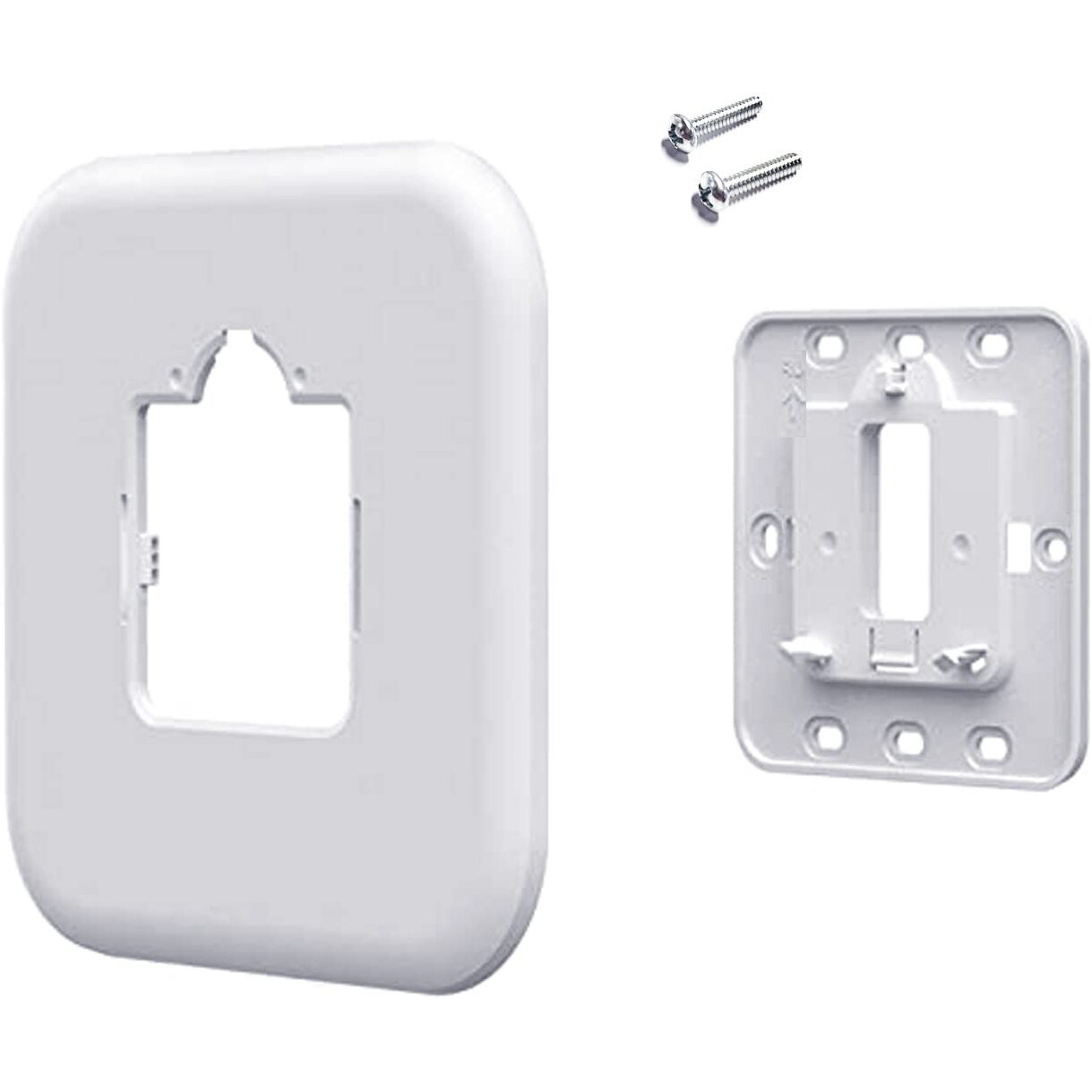 Aryeiellsow Thp2400A1080 Large Cover Plate & Electrical Box Adaptor For T-Series Thermostats  White (2)