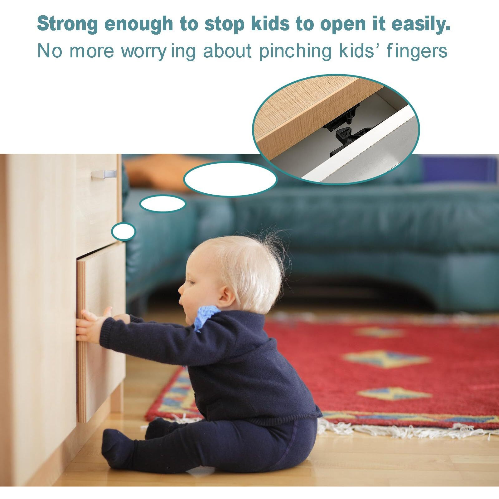 Rv Cabinet Latches And Catches/Drawer Latch Universal Push-To-Close Grabber Catch  Baby Or Cat Proof Ideal For Motorcoach Rv Motorhome Boat Camper Trailor Home Oem Replacement (6)