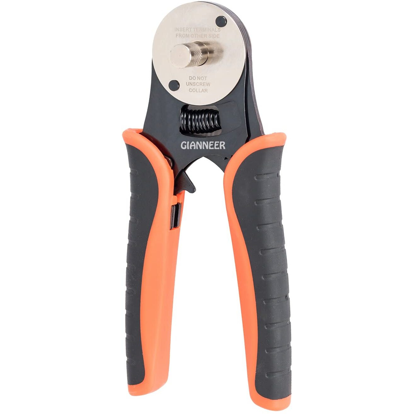 Gianneer Deutsch Crimp Tool Closed Barrel Crimper 4 Way Indent 8 Impression Type Pin Crimping Tool For Deutsch Connector 14  16  18 Awg