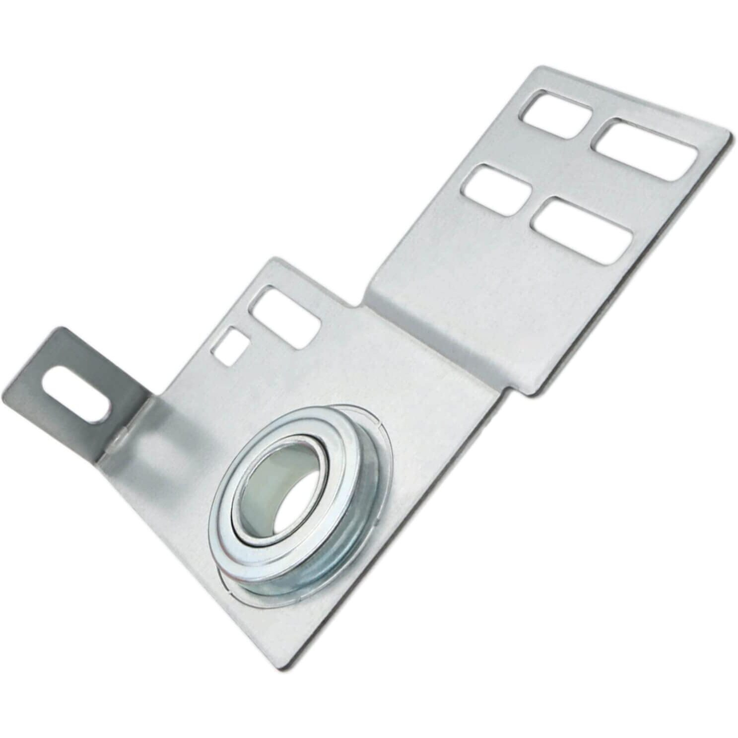 End Bearing Plates Brackets  Garage Door Parts Torsion Spring Bracket With Bearing 3 3/8 Inch  Residential Brackets For 2"" Track Wood Or Steel Doors (Pair)