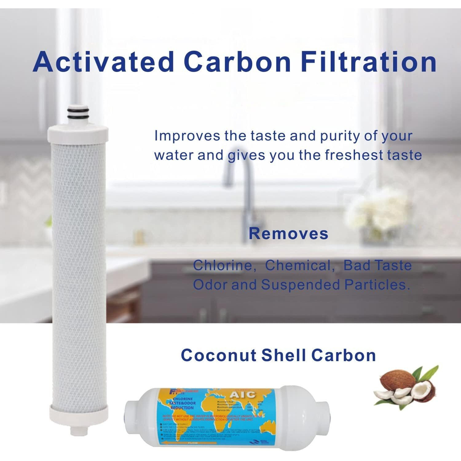 Replacement Filter Set With Membrane For Culligan Ac-30 Reverse Osmosis System