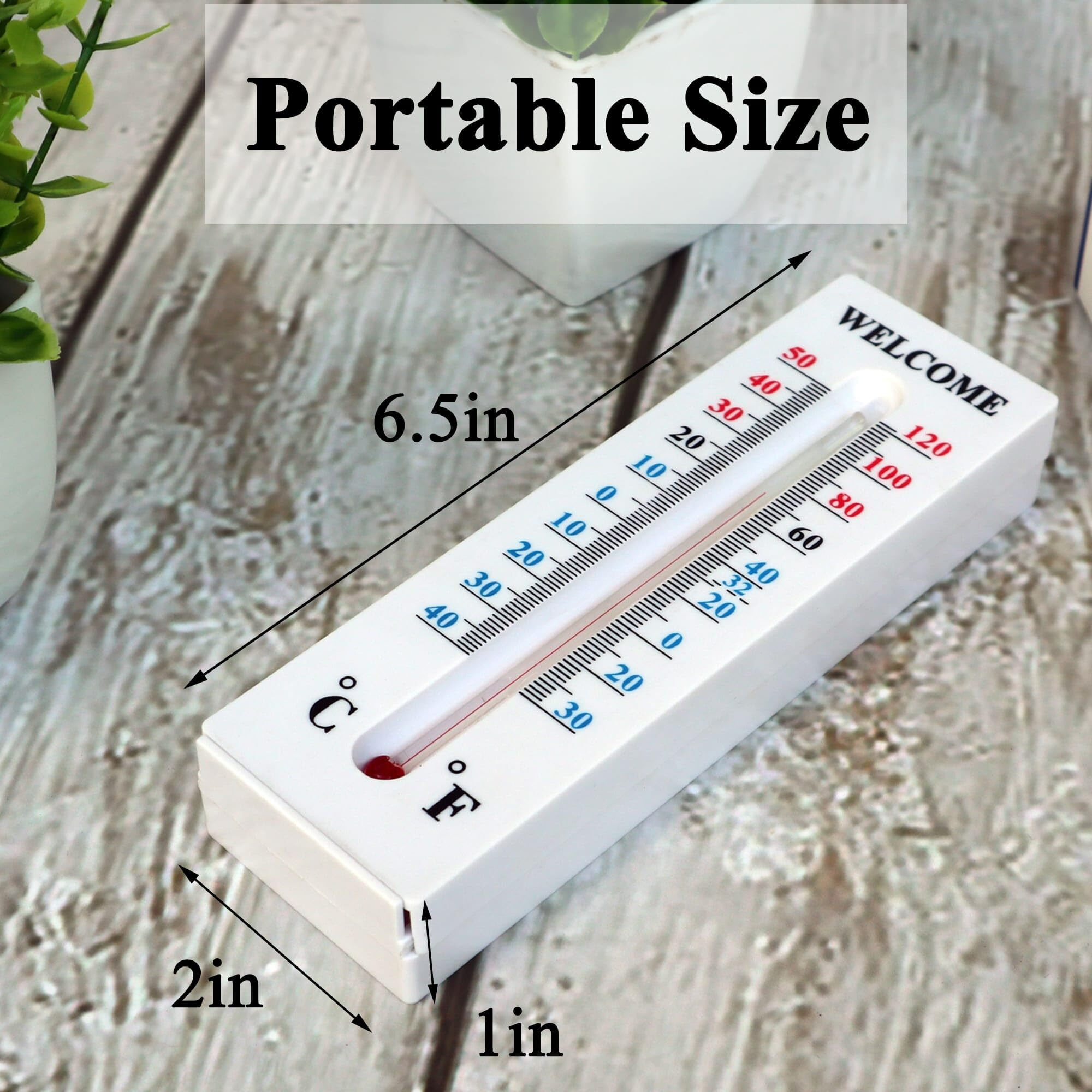 Amikdis Hide A Key Outside Thermometer Decorative Key Hiders Holder Containers Lockbox For House Spare Keys Cabinet Outdoor Secret Compartment Items Safe Storage Yard Garden Indoor Geocaching