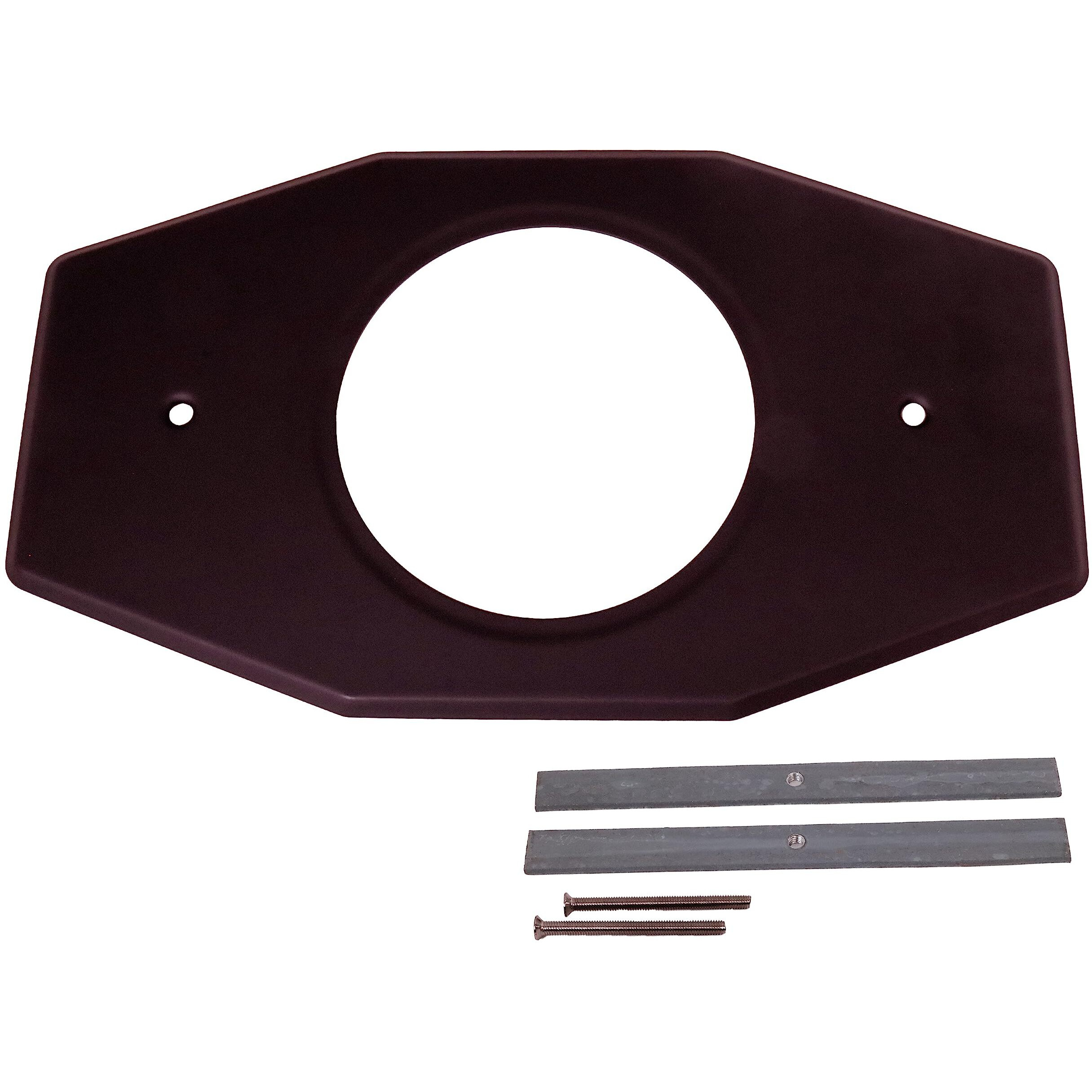 Westbrass D502-12 One-Hole Remodel Plate For Moen And Delta  Oil Rubbed Bronze