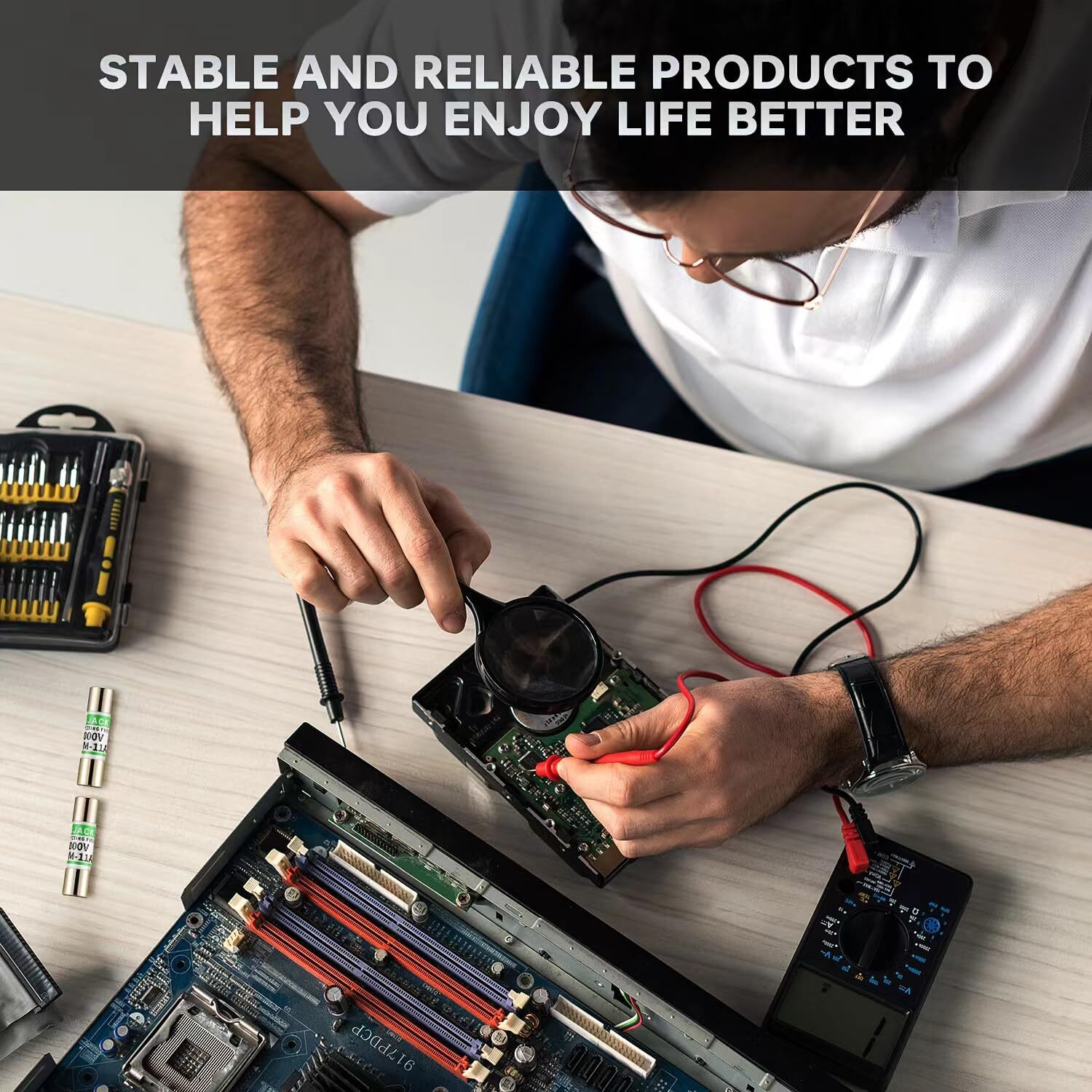 Bojack Dmm-11A (Dmm11) 1000V Multimeter Fuse Replace Acting Fuse(5Pcs)